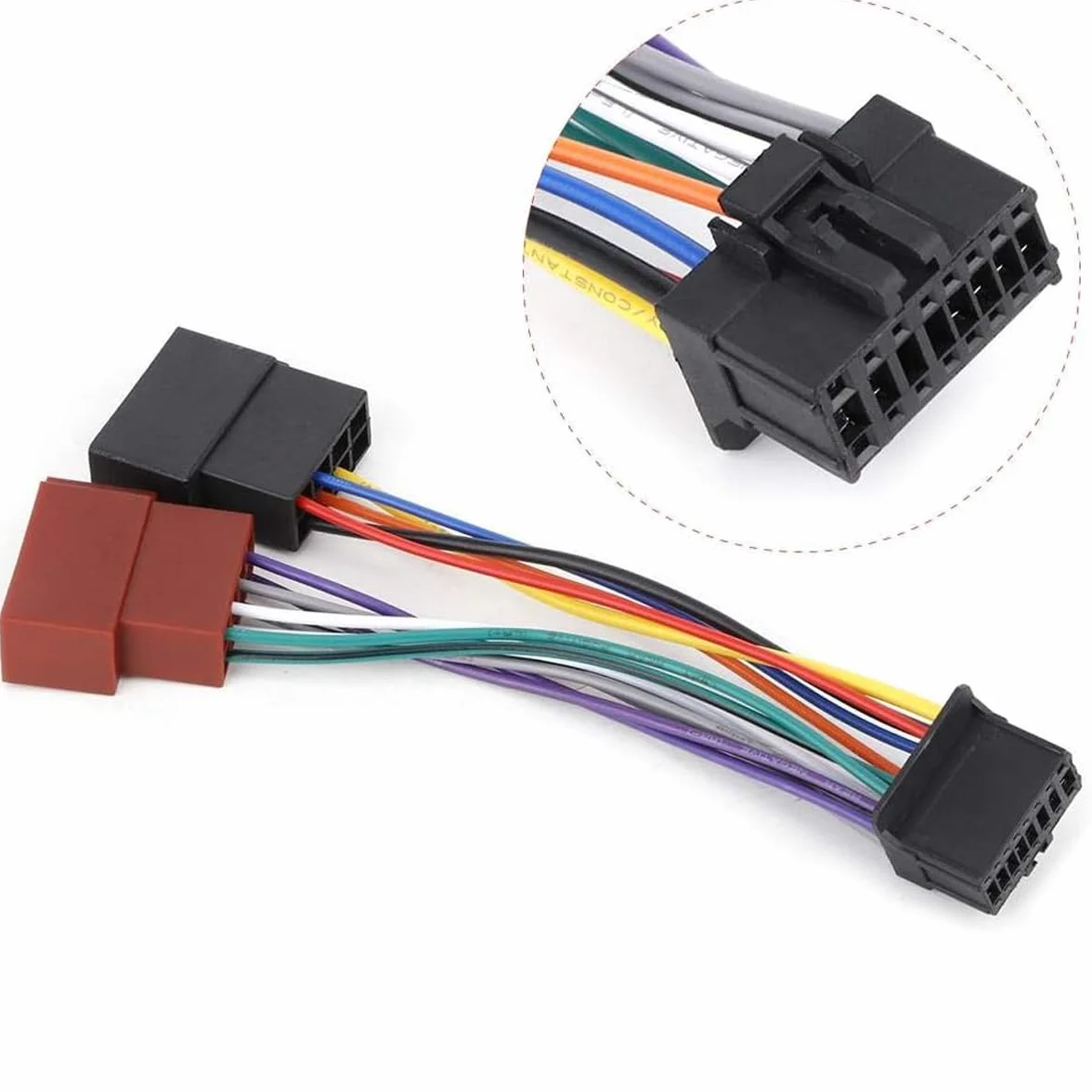 Pioneer ISO 16-pinowy adapter radiowy wiązka przewodów do radia samochodowego DEH AVH MVH AVIC 2003