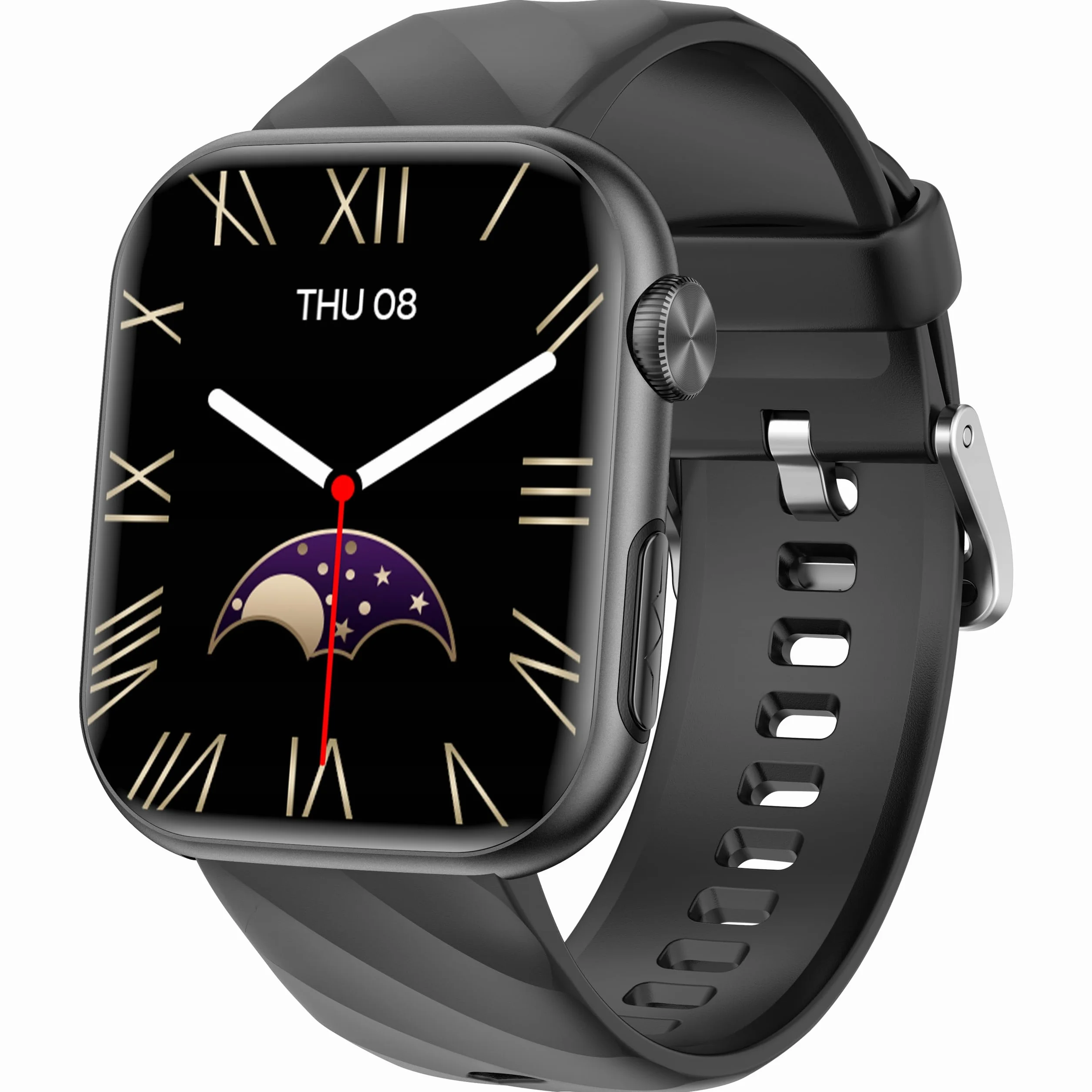 SMARTWATCH DLA SENIORA ZEGAREK TĘTNO CIŚNIENIE EKG TLEN BMI HRV MENU PL