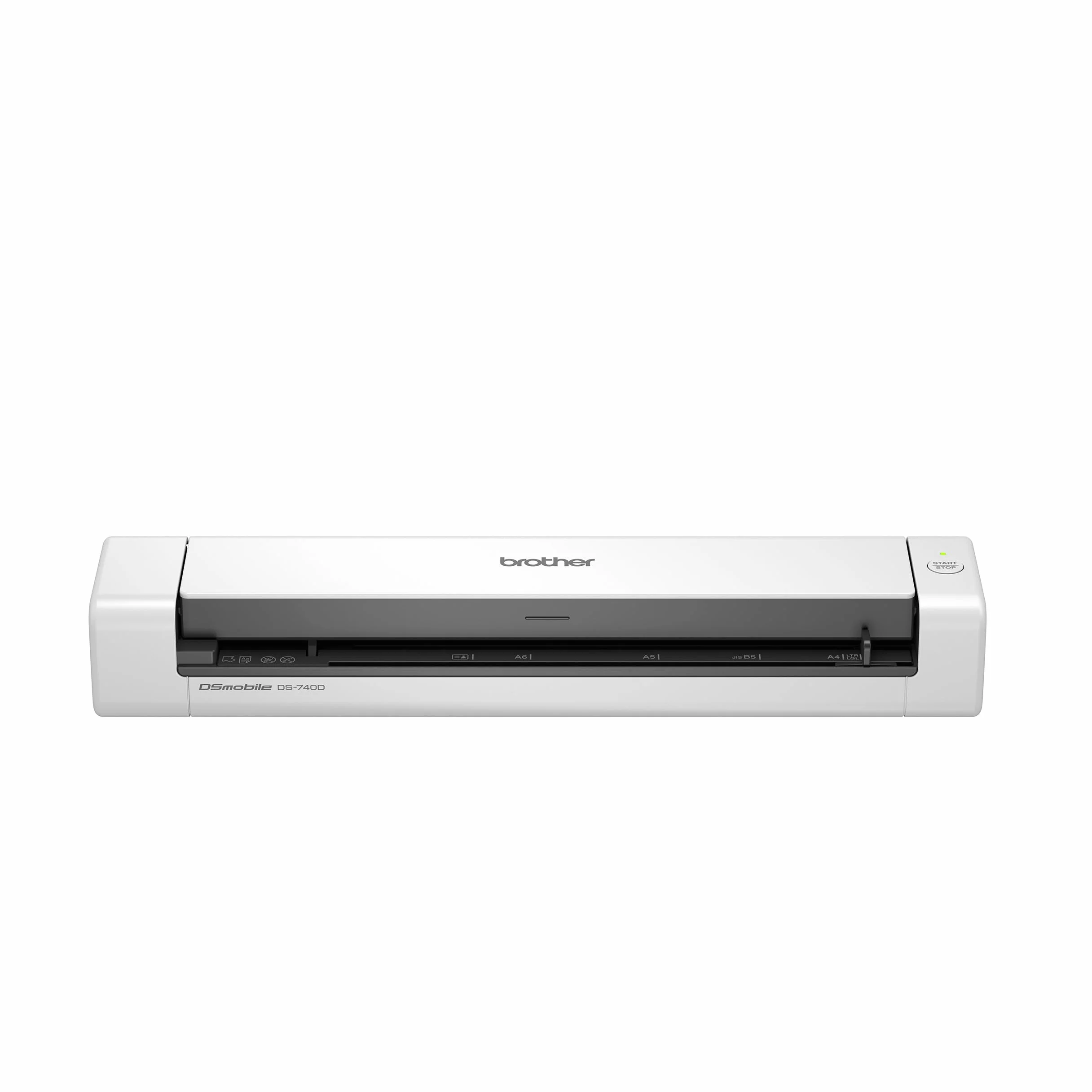 Brother DS-740D skaner dokumentów, USB 3.0, DSMobile, przenośny, skanowanie dwustronne, 15 PPM, skaner A4, w zestawie kabel micro USB, biały