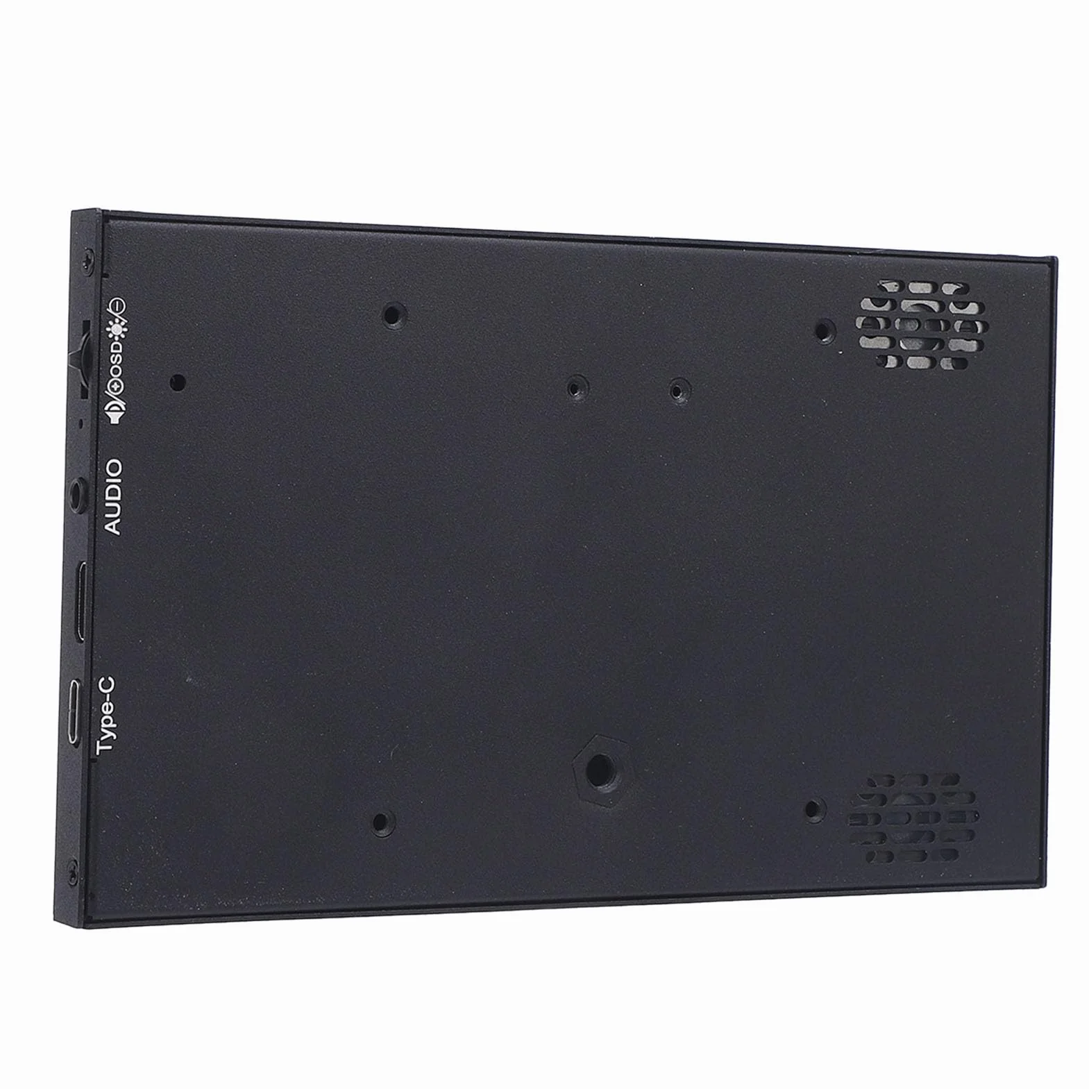 VBESTLIFE 7-calowy Przenośny Monitor HDMI, Mały Mini Wyświetlacz Dodatkowy, Ekran LCD 1024x600, montaż ścienny VESA, Wyświetlacz Temperatury Komputera z Głośnikami