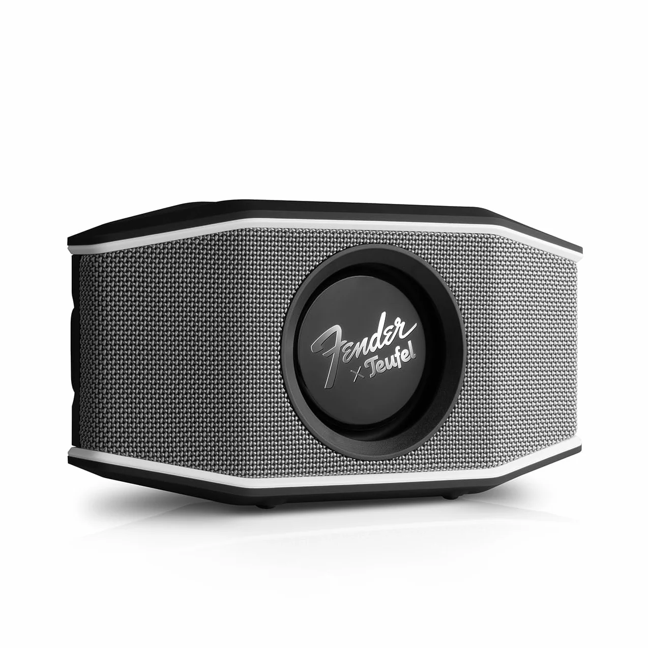 Głośnik Bluetooth Fender x Teufel ROCKSTER GO 2 – przenośny głośnik do użytku na zewnątrz, długi czas pracy baterii (28 h), stopień wodoszczelności IP67, bezprzewodowe przesyłanie muzyki - Steel Black