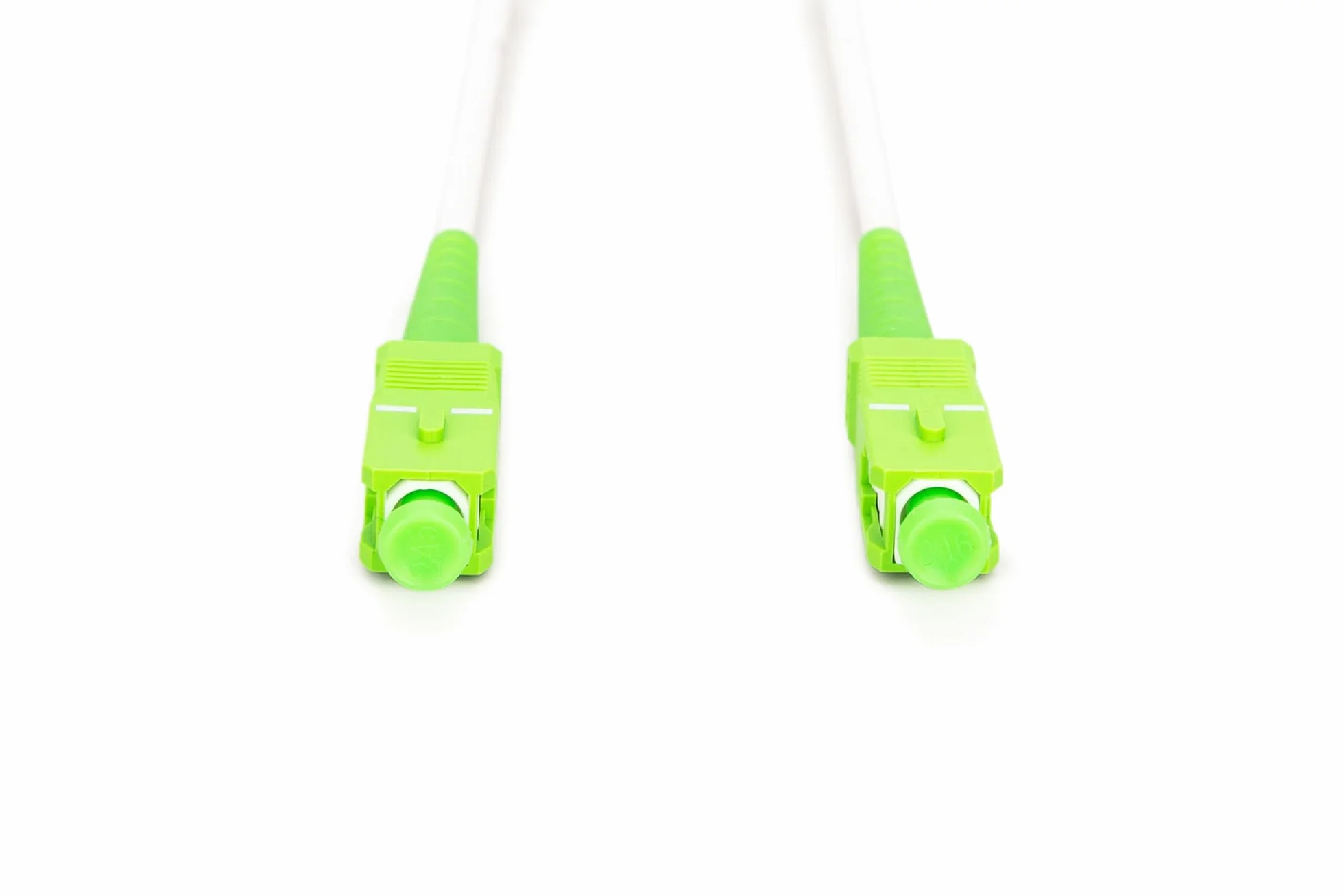DIGITUS Kabel światłowodowy OS2 – 20 m – SC/APC do SC/APC – opancerzony – Simplex FO kabel SM jednomodowy – typ światłowodu: 9/125 µ – biały
