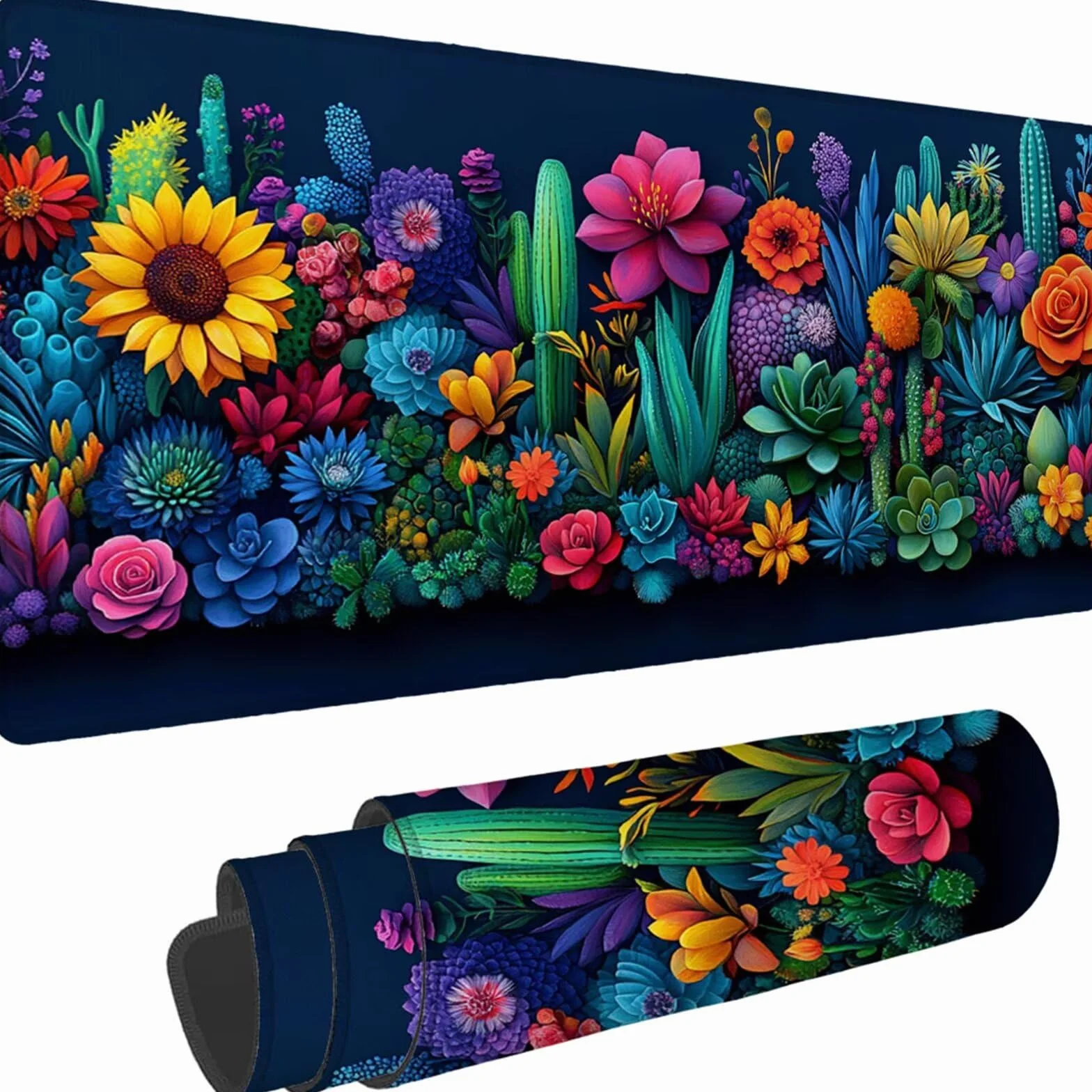Gamingowa podkładka pod mysz 1200 x 600 x 3 mm, XXL, wodoszczelna, odporna na ścieranie, z przyszytymi krawędziami, czarna, podkładka na biurko, poprawia prędkość i precyzję pod laptopa, komputer