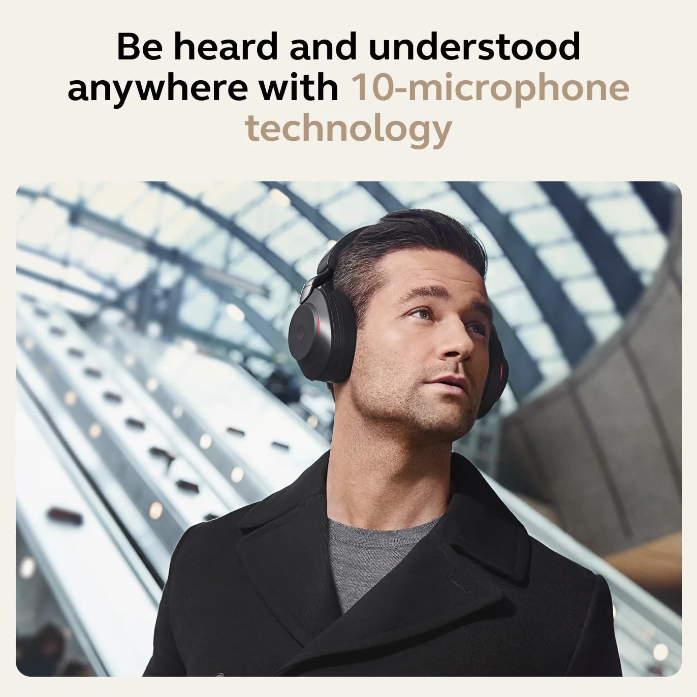 Jabra Evolve2 85 MS bezprzewodowe słuchawki z Link380a i stojakiem do ładowania, stereo, czarny, bezprzewodowy zestaw słuchawkowy Bluetooth do rozmów i muzyki, 37 godzin pracy baterii, zaawansowane