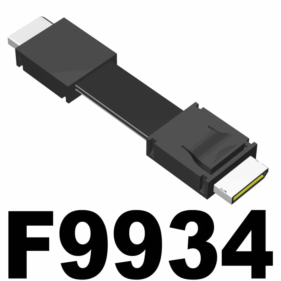 F9G-F9934-F4C-BK7 EGPU OCuLink GPU-Dock M.2 NVMe adapter Oculink z kablem Oculink ATX typ PCIe4.0 64 Gbps 25 cm