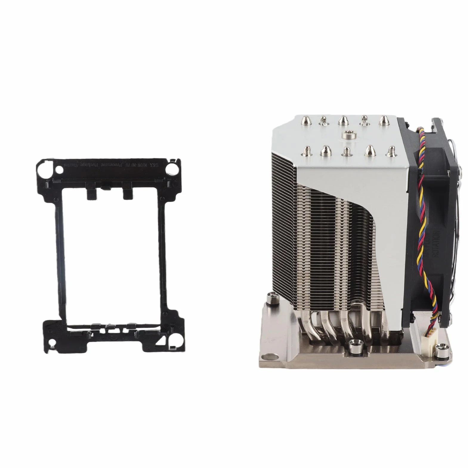 Alomejor SNK-P0070APS4 Aktywny Radiator Procesora do Chłodzenia Procesora X11 Purley Tower, Rozmiar 4U, materiał Metalowy, Niski Poziom Hałasu