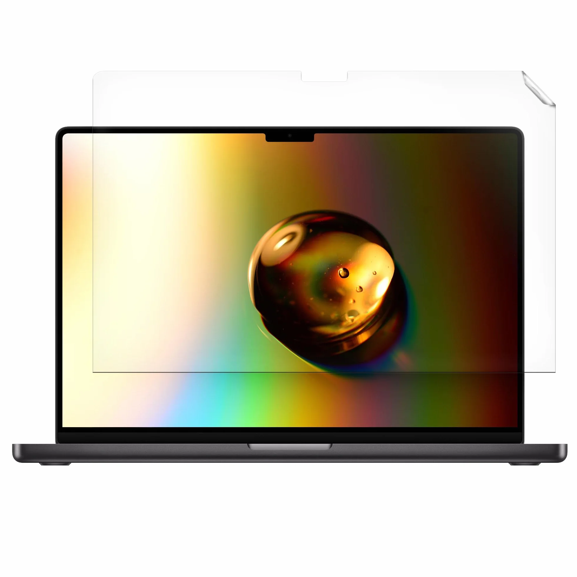 kwmobile Folia ochronna kompatybilna z Apple Macbook Pro 14.2 2024 M4 A3112 / A3185 / A3401, matowa folia ochronna na laptopa z tworzywa sztucznego
