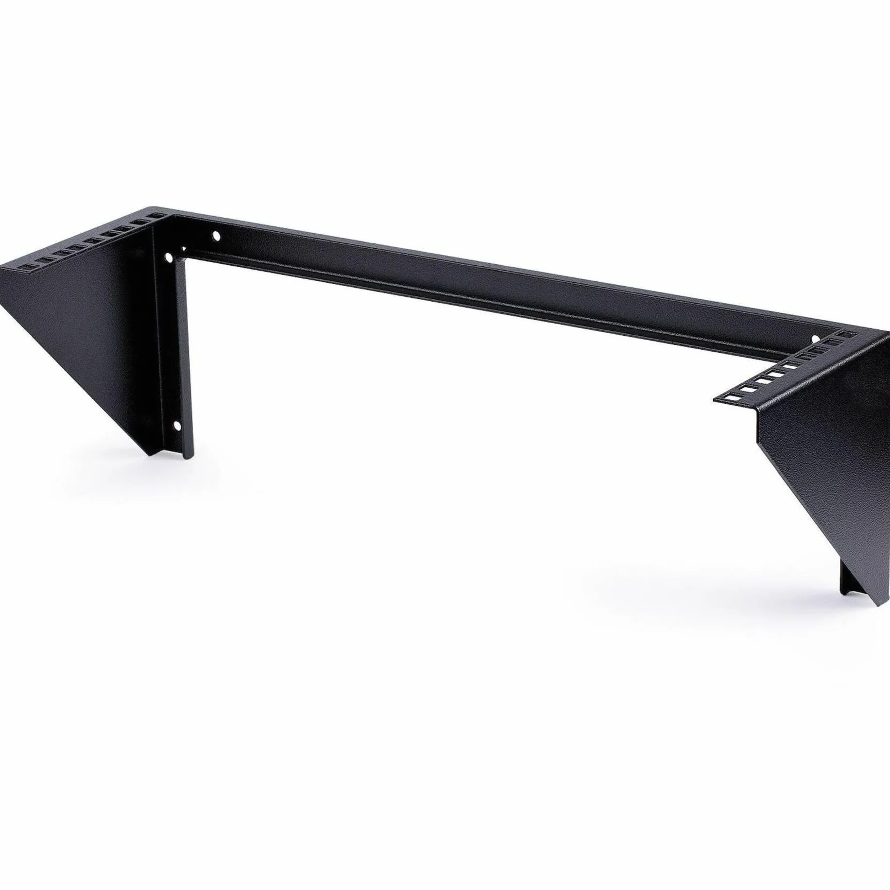 StarTech.com 3HE uchwyt ścienny Rack Mount pionowy, 3U Rack Bracket 19 cali rozdzielacz ścienny w kolorze czarnym, open Frame