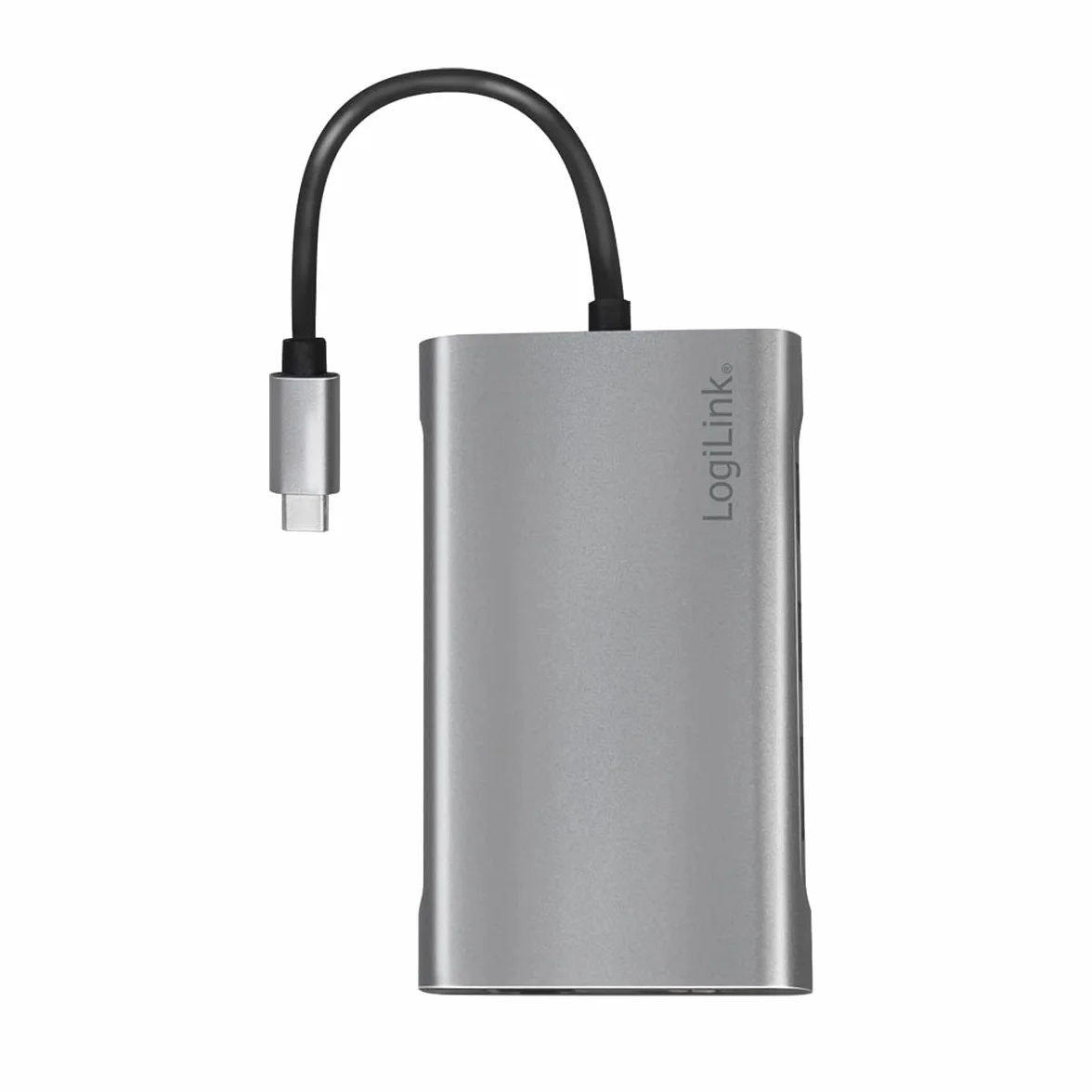 LogiLink UA0383 - USB 3.2 (Gen 1) stacja dokująca z 10 portami i PD (Power Delivery) 100 W, 1 x USB-C (PD) / 3 X USB 3.0/1 x HDMI / 1 x VGA / 1 x RJ45 / 1 x microSD / 1 x SD / 1 x 3,5 mm