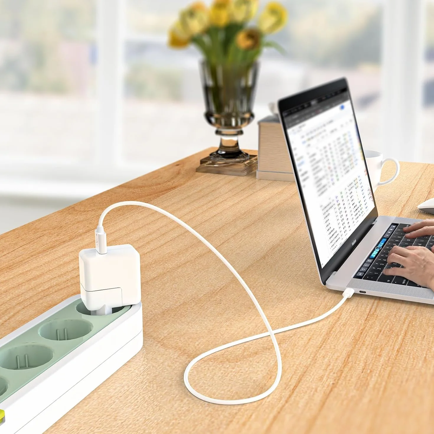 Zestaw adapterów uniwersalnych dla Apple Power Adapter – 4-w-1 zestaw wtyczek EU/US/UK/AU, kompatybilny z ładowarką Apple MacBook i zasilaczem iPad, uniwersalny zamiennik AC, adapter podróżny na cały