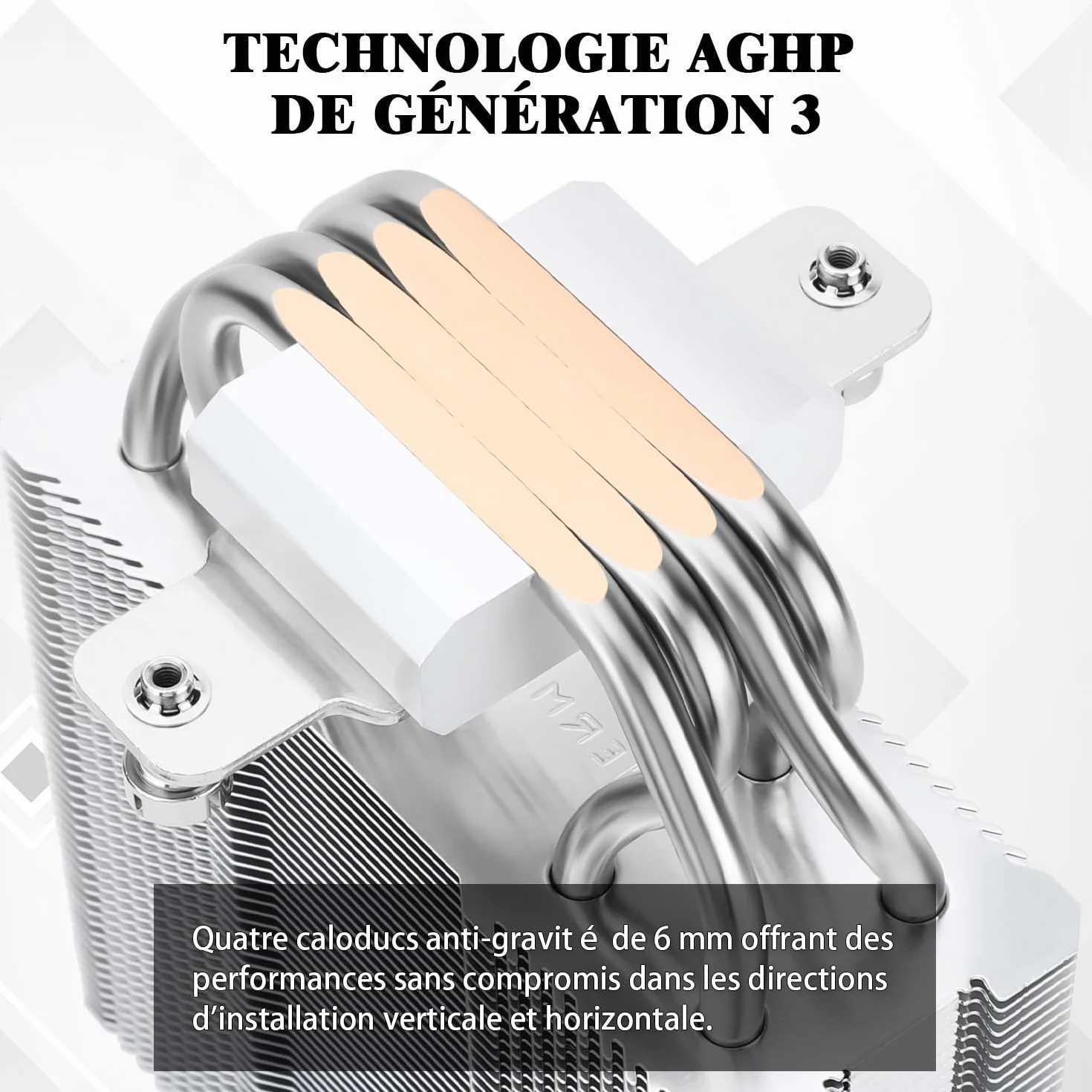 Thermalright Assassin X 120 SE biały wentylator chłodzący CPU, 4 rury grzewcze, TL-C12CW PWM, łożysko S-FDB, AMD AM4 AM5/Intel LGA1700/1150/1151/1155/1156/1200