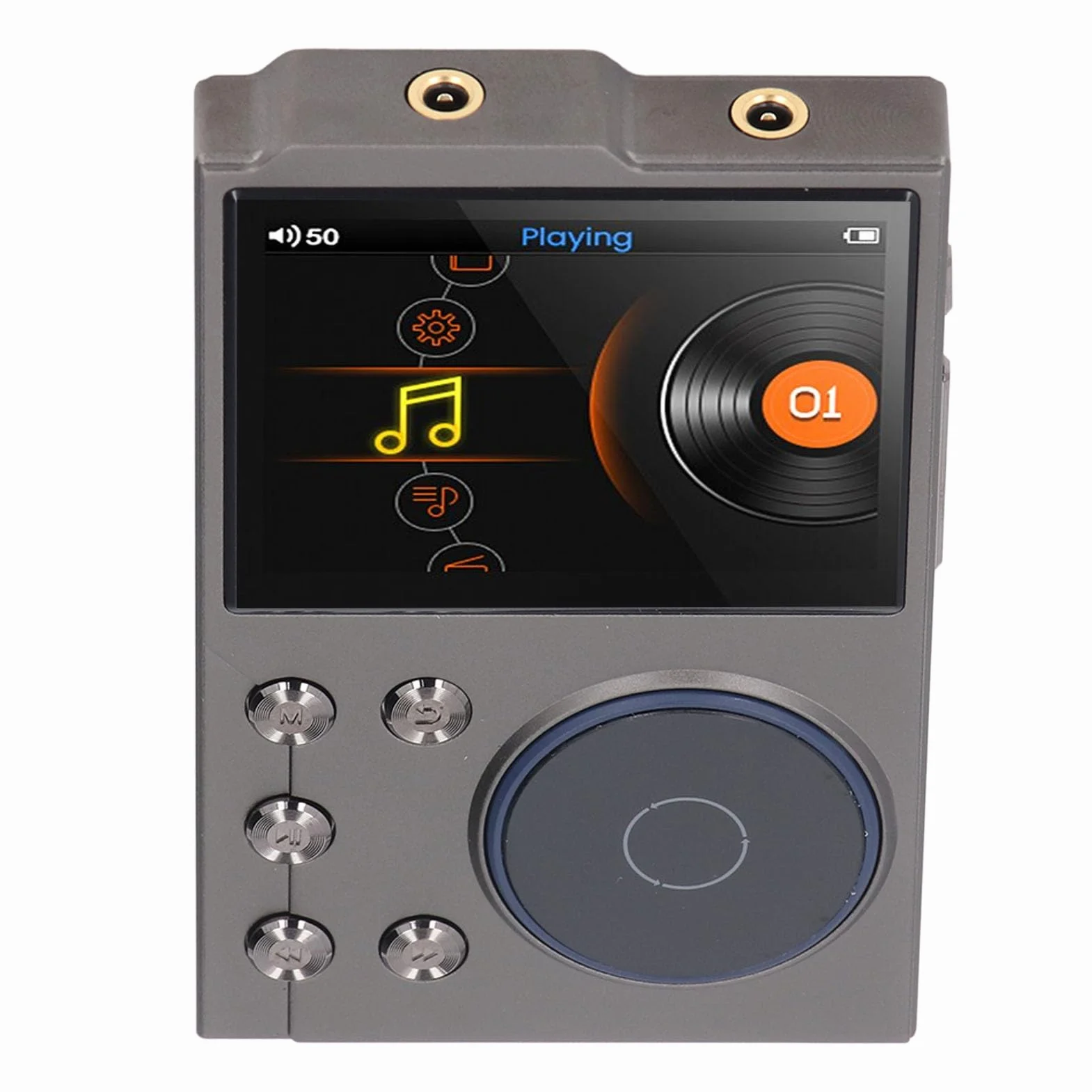 Odtwarzacz MP3 HiFi z Bluetooth, bezstratny odtwarzacz DSD DAC FLAC, odtwarzacz muzyki o wysokiej rozdzielczości, przenośny odtwarzacz audio z baterią 750 mAh