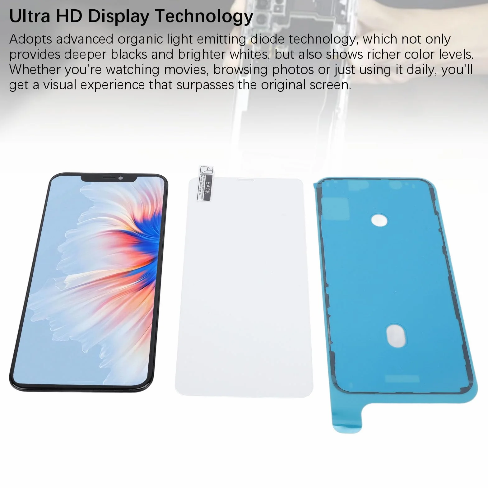 Generic Wymiana Ekranu Dotykowego 3D Telefonu z technologią Wyświetlania Ultra HD dla 11 Pro Max