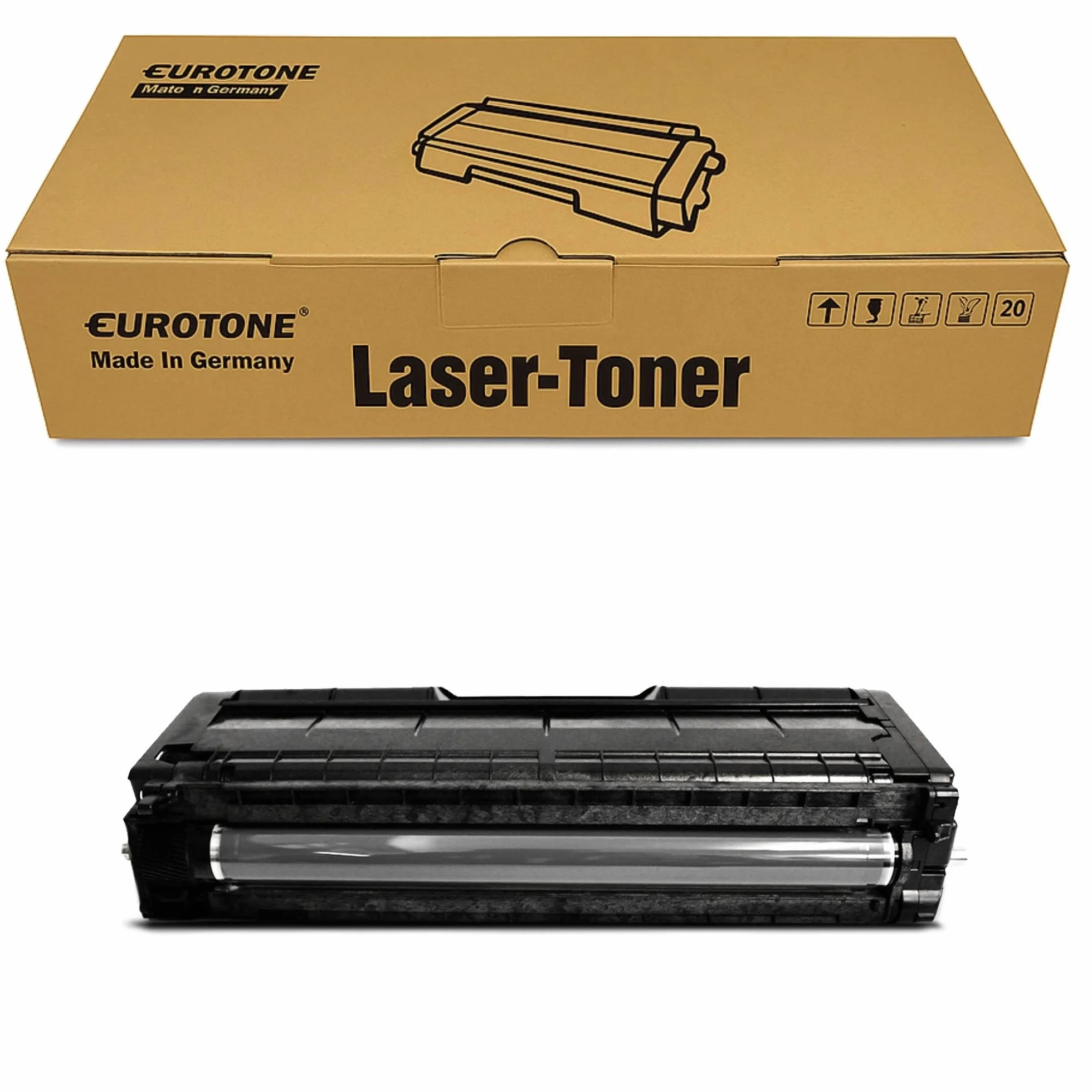 Eurotone Toner kompatybilny z Ricoh Aficio SPC250 SPC260 SPC261 zastępuje 407543 Black Black o 25% większej wydajności