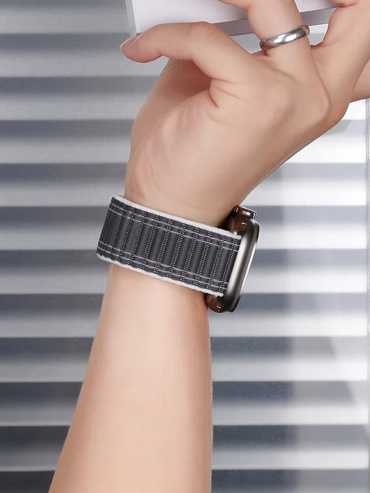 Apple Watch Strap Braided Sport Loop Band 46/45/44/49mm 42/41/40/38mm for iWatch Series 11 10 9 8 7 6 5 4 3 SE Ultra Nylon Fabric