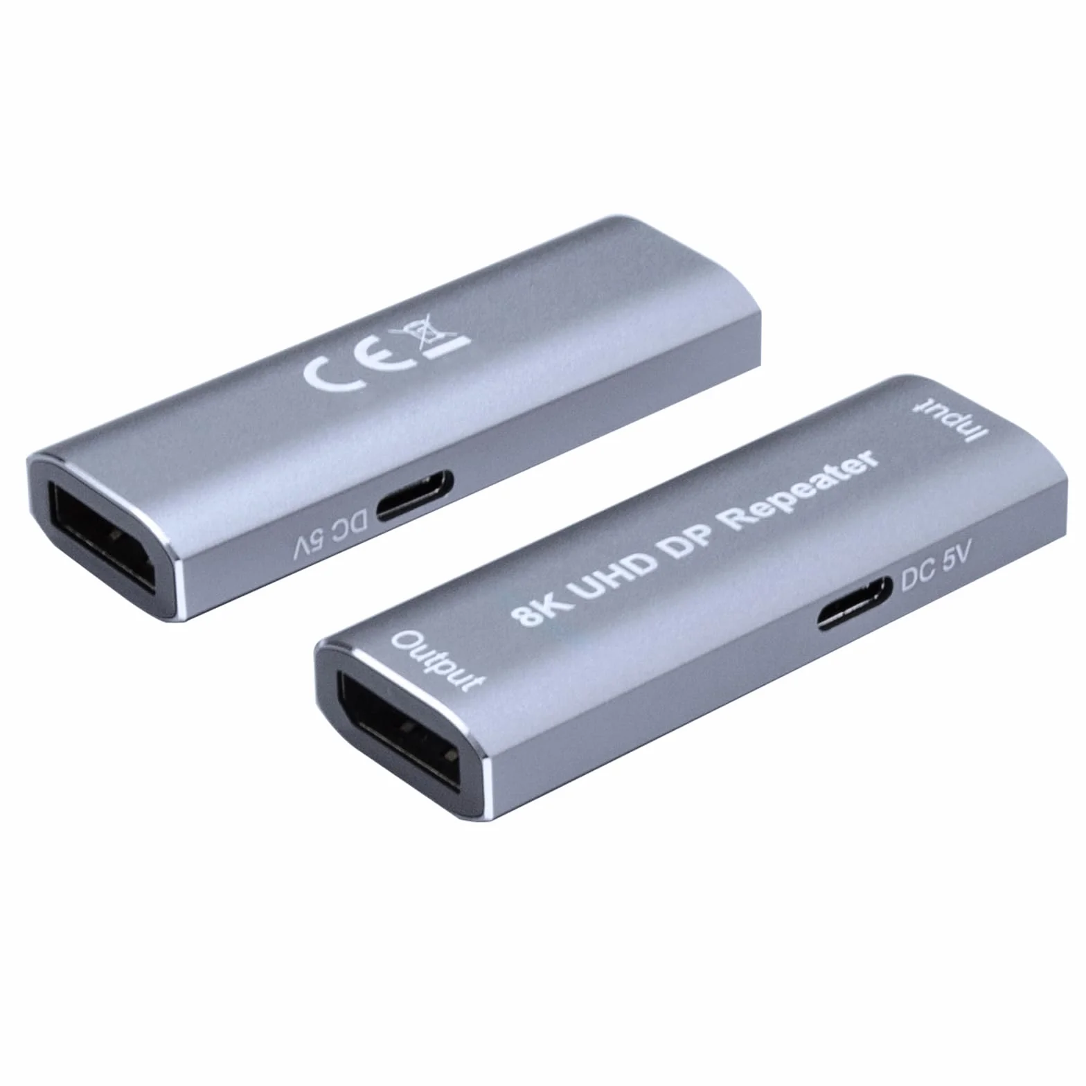 Wzmacniacz DisplayPort 8K, wzmacniacz sygnału DP, obsługa formatów audio DTS-HD/Dolby truehd/DTS/Dolby-ac3 / DSD (szary DP 1.4)
