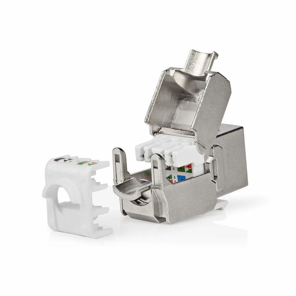 NEDIS Keystone | CAT7 | gniazdo RJ45 | S/FTP | metal | koperta