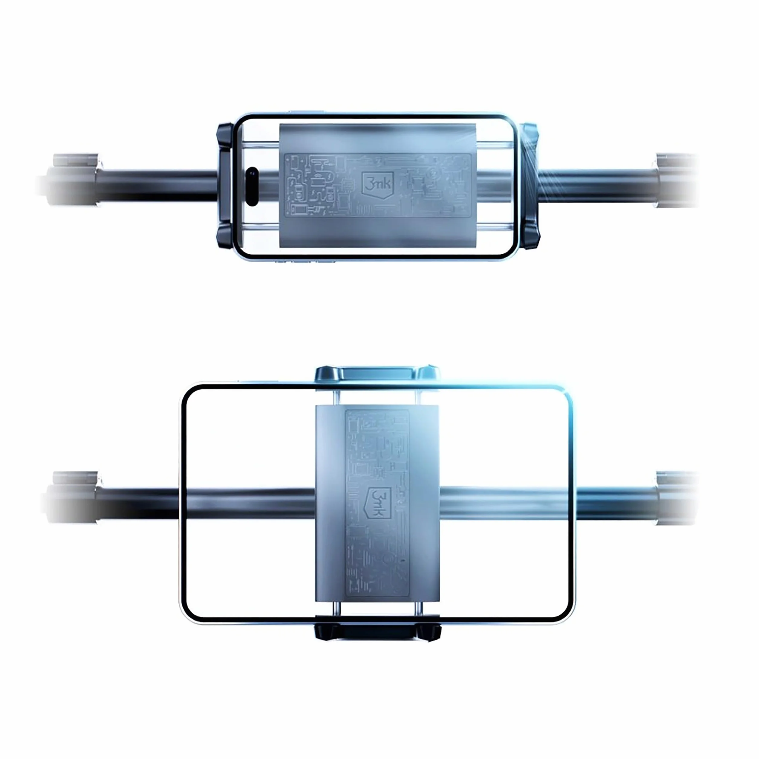 3mk Double Headrest Holder Uchwyt samochodowy do telefonu, tabletu