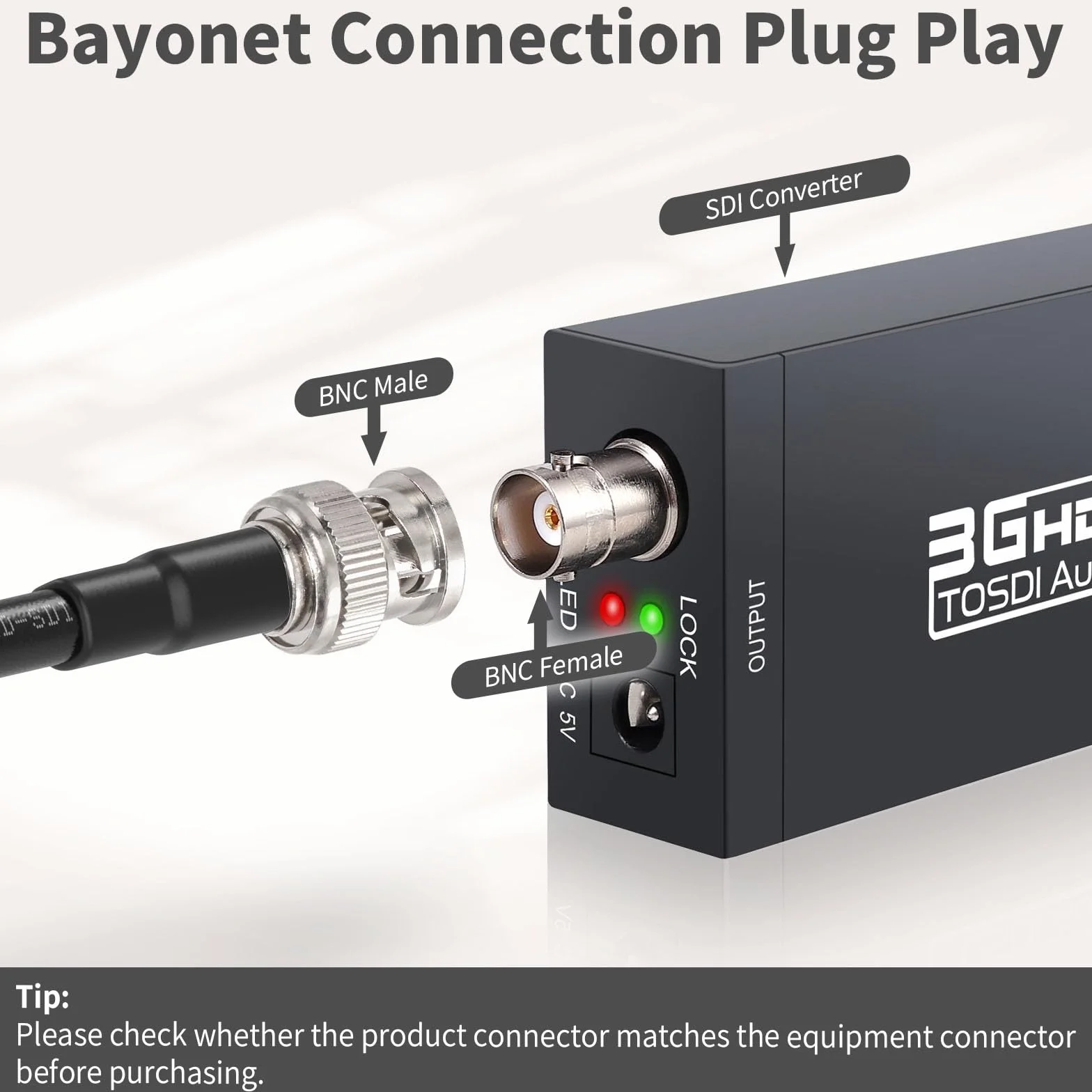 Superbat Kabel SDI 3G/6G/12G 3 m Cyfrowy kabel audio BNC męski na męski Belden 1694A 75 Ohm, czarny do kamer i sprzętu wideo, obsługuje HD-SDI/3G-SDI/4K/8K (1 sztuka)