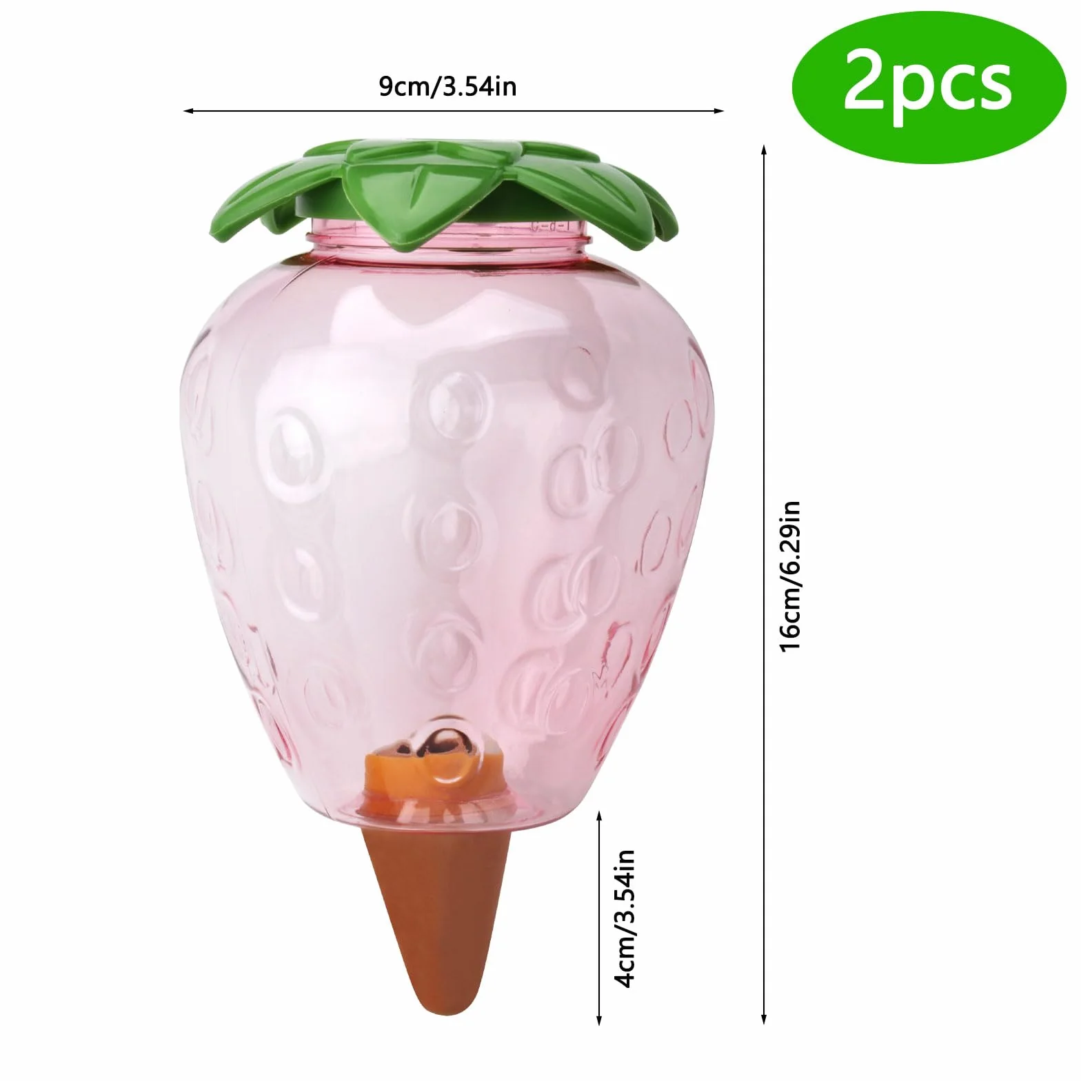Duże kulki nawadniające 500 ml zestaw 2 sztuk do roślin doniczkowych