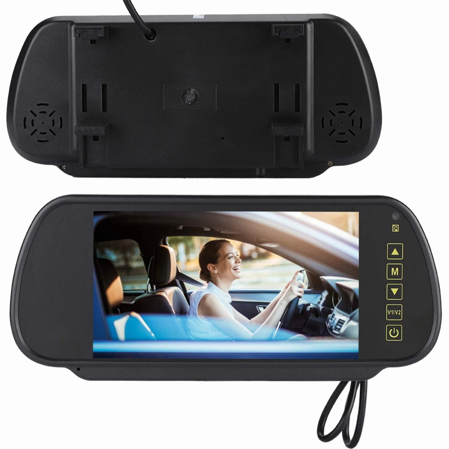 Auto Dimming Monitor Lusterko wsteczne Kamera cofania z uchwytem Lusterko wsteczne, 7-calowe lusterko wsteczne Lusterko wsteczne, do wszystkich typów pojazdów