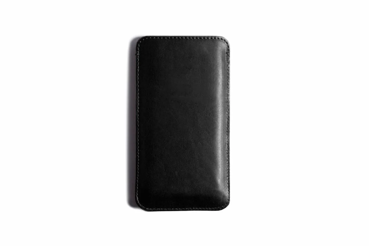 Harber London Cienkie skórzane etui na smartfona (iPhone SE (2020), czarne)