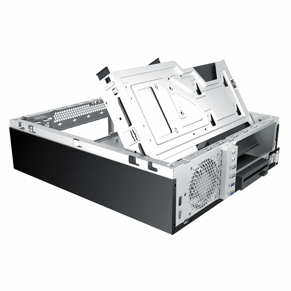 UNYKAch Obudowa komputera Micro ATX UK3001 Black PC Box Łączność: 2 x 2.0 USB Y 2 X 3.0. Obsługa czcionek formatu TFX.