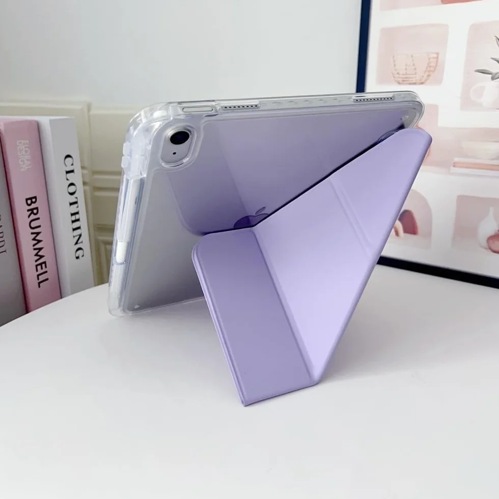 Generic etui kompatybilne z Xiaomi Redmi Pad 2 (kolor: czarny) skórzane twarde silikonowe etui z klapką