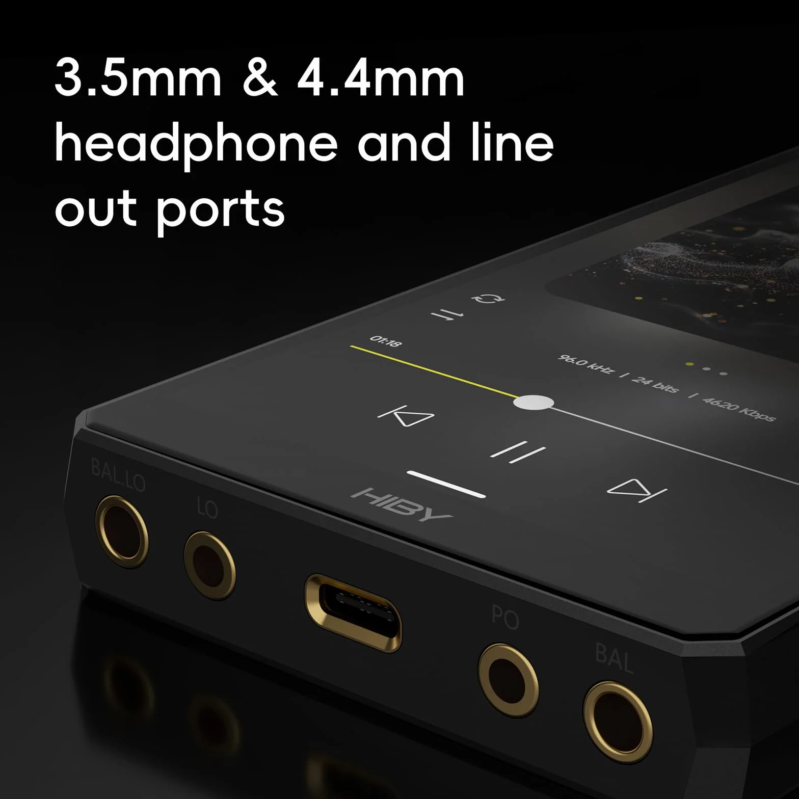HiBy R6III 2025 Odtwarzacz DAP Hi Res Audio MP3 z wzmacniaczem klasy A i AB/Android 12/Bluetooth 5.0/WiFi/64G + pamięć rozszerzalna 2 TB