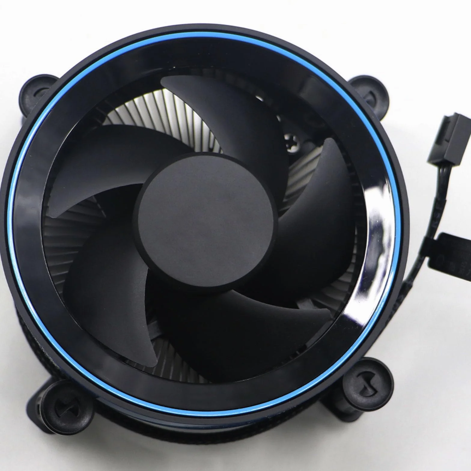Core Ultra radiator procesora 3/5/7 - kompatybilny z procesorem Intel Cooler aluminiowy radiator miedziany rdzeń bazowy do rdzeni LGA1700 Ultra 2-215 225 225F 265 265F-z 65W Intel CPU Cooler i 4