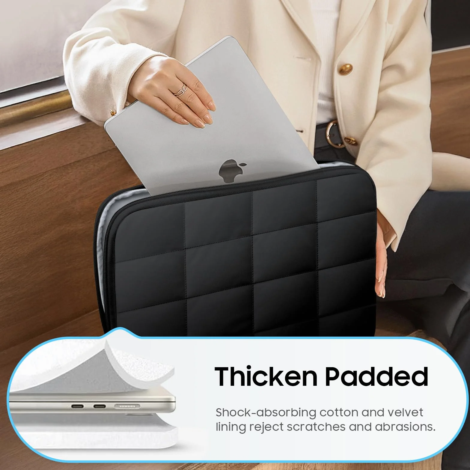 FINTIE Torba na laptopa, kompatybilna z MacBookiem