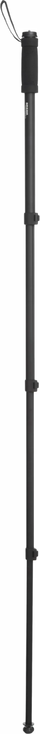 Amazon Basics lekki, przenośny, wysuwany monopod do aparatu i fotografii o długości od 54 do 170 cm, aluminium, teleskopowy, czarny