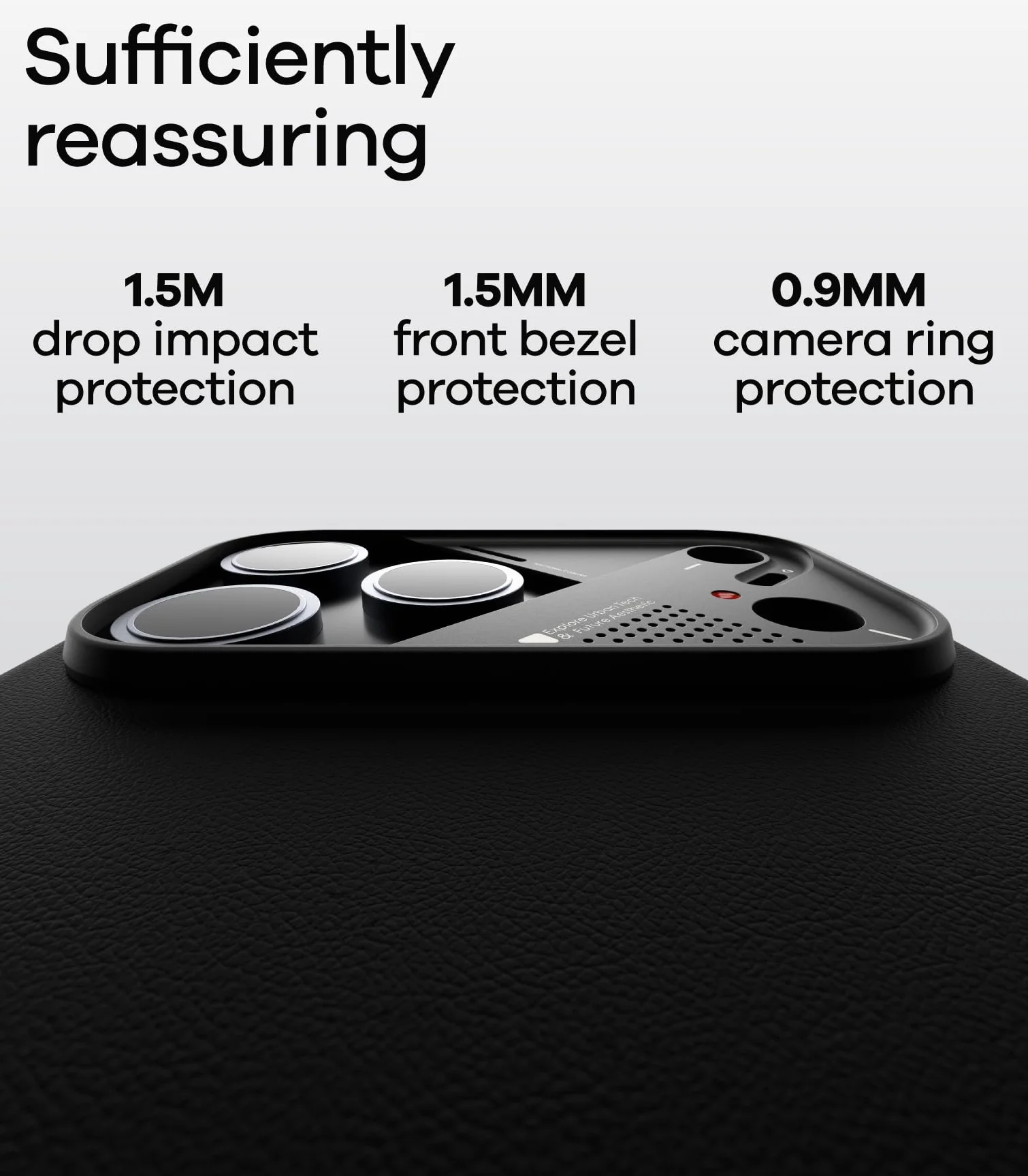 Aulumu A17 wegańskie skórzane etui na iPhone'a 17 Pro, Magsafe z żebrami chłodzącymi i sterowaniem kamerą, etui ochronne CoolHyper, odporne na wstrząsy, odporne na zarysowania, pełne owinięcie, białe