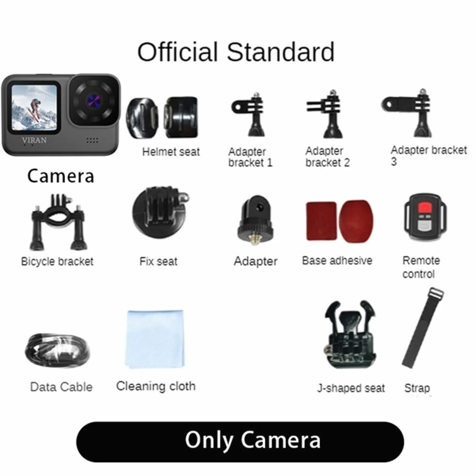 4K/60FPS WiFi Anti Shake Action Camera V9 Z Ekranem Zdalnego Sterowania Wodoodporna Szerokokątna Kamera Sportowa Wysoka Rozdzielczość(XJ-V9)