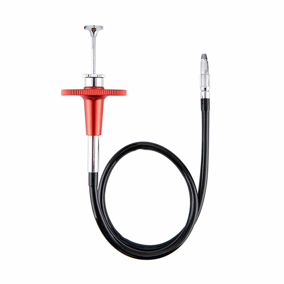 JJC 40 cm, czerwony, mechaniczny kabel zwalniający migawki z blokadą żarówki, do Fujifilm Sony Leica Olympus Panasonic i innych aparatów z przyciskiem zwalniania otworu na śrubę