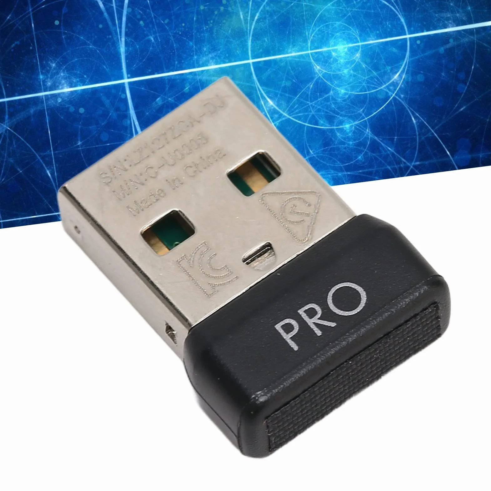 Odbiornik USB, Odbiornik zamienny do G Pro Mysz odbiornik z wtyczką USB przenośny adapter myszy z technologią bezprzewodową 2.4G, łatwa wymiana