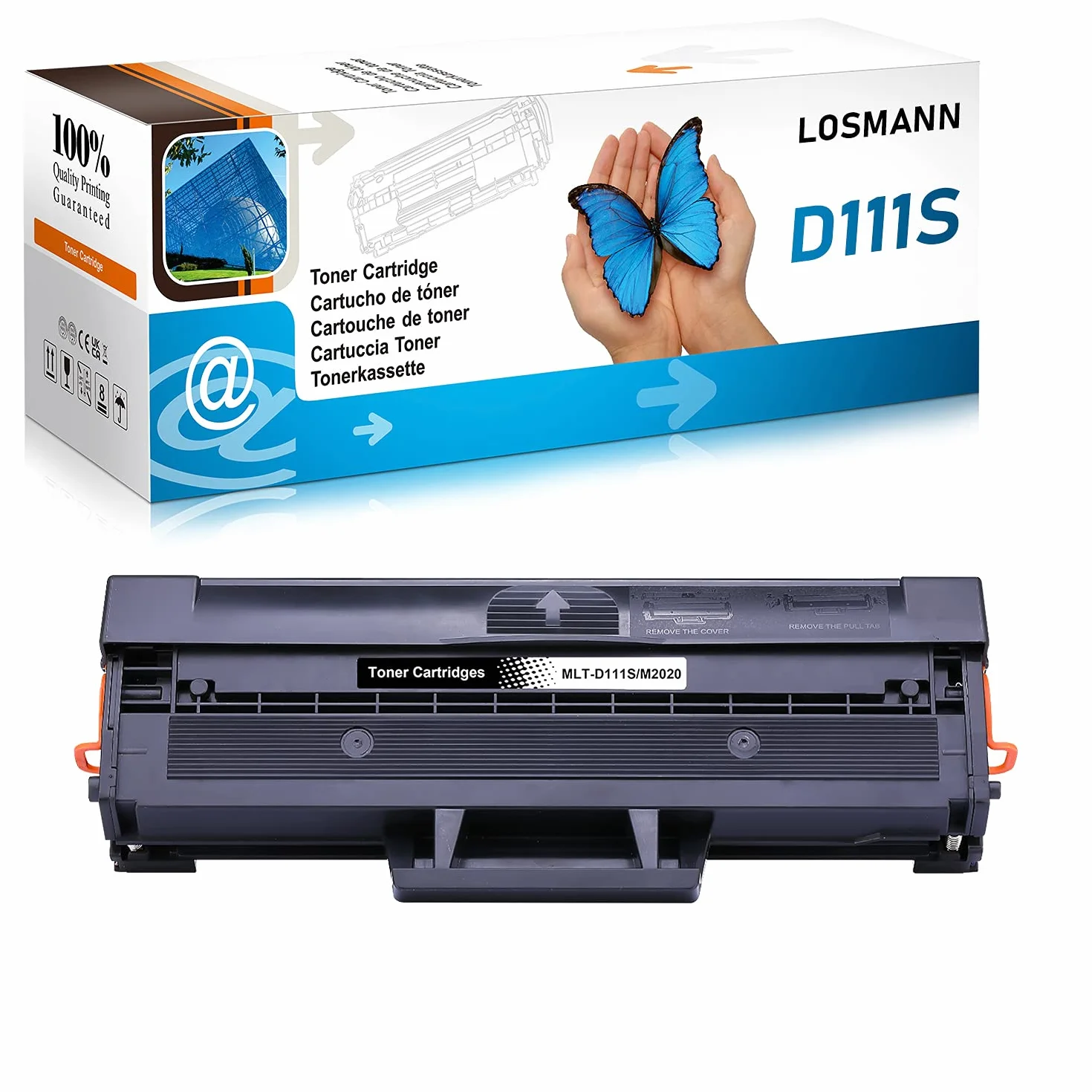 LOSMANN 1x Toner kompatybilny z Samsung MLT-D111S D111L dla drukarki Samsung Xpress M2020 M2020W M2021 M2021W M2022 M2022W M2026 M2026W M2070 M2070F M2070FW M2070W M2071FH M2071FW M2071HW M2071 W