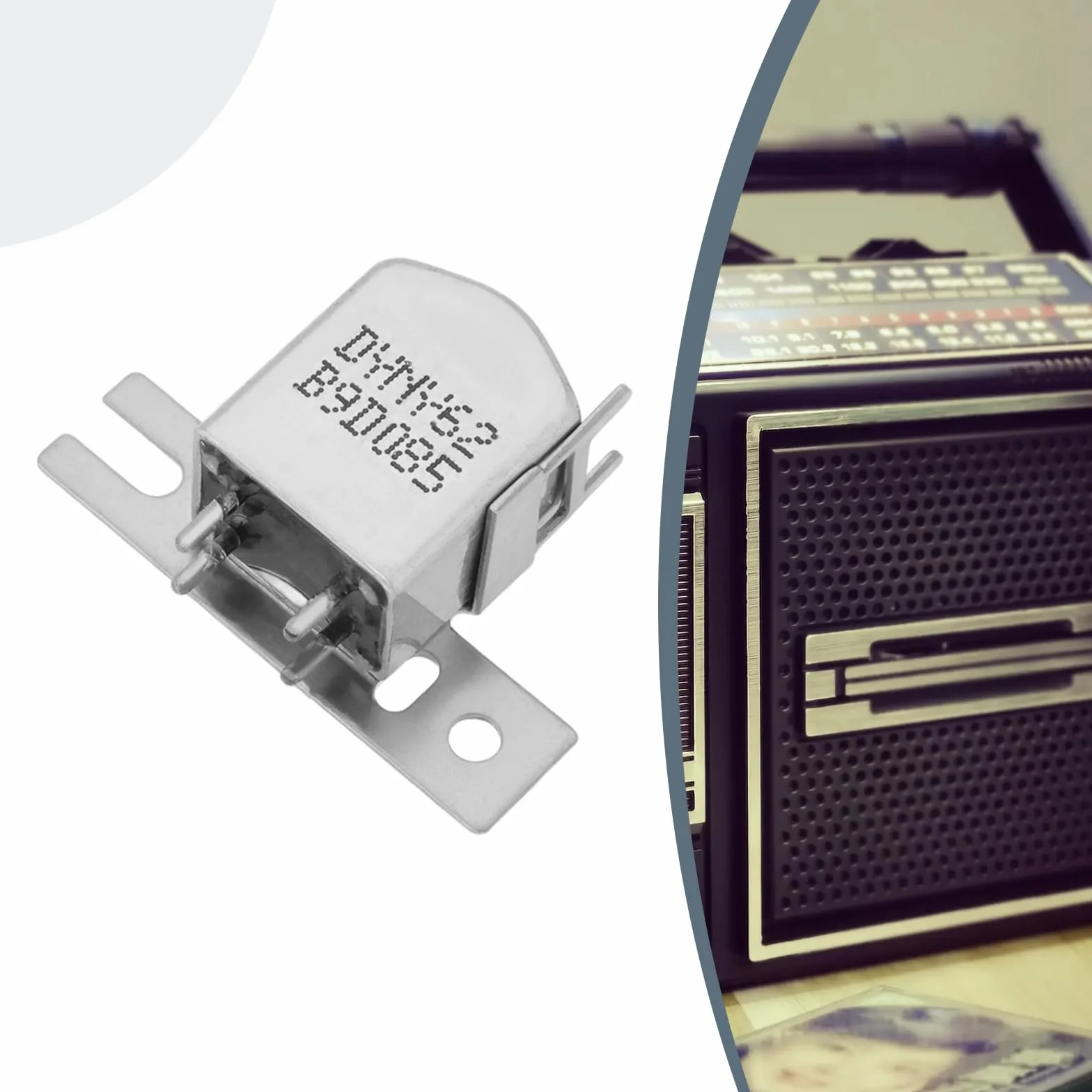 Głowica Stereo do Odtwarzania Taśmy Kasetowej DYNY62 Magnetyczna Dwuścieżkowa Odporna na Zużycie