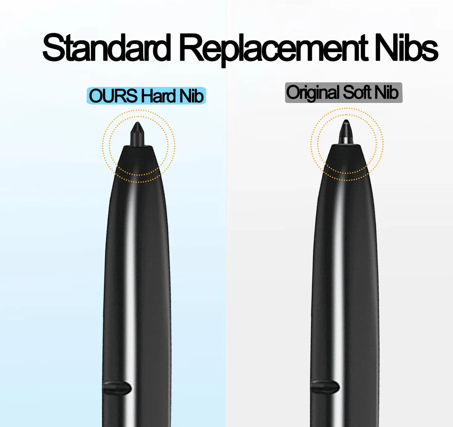 [10 sztuk] wymienne końcówki do Samsung S Pen Galaxy Tab S9/S9 FE/S9+/S9 FE+/S9 Plus/S9 FE Plus/S9 Ultra/S10 Lite/S10 FE/S10 FE+ Plus/S10+ Plus/S10 Ultra/S6 Lite, czarne