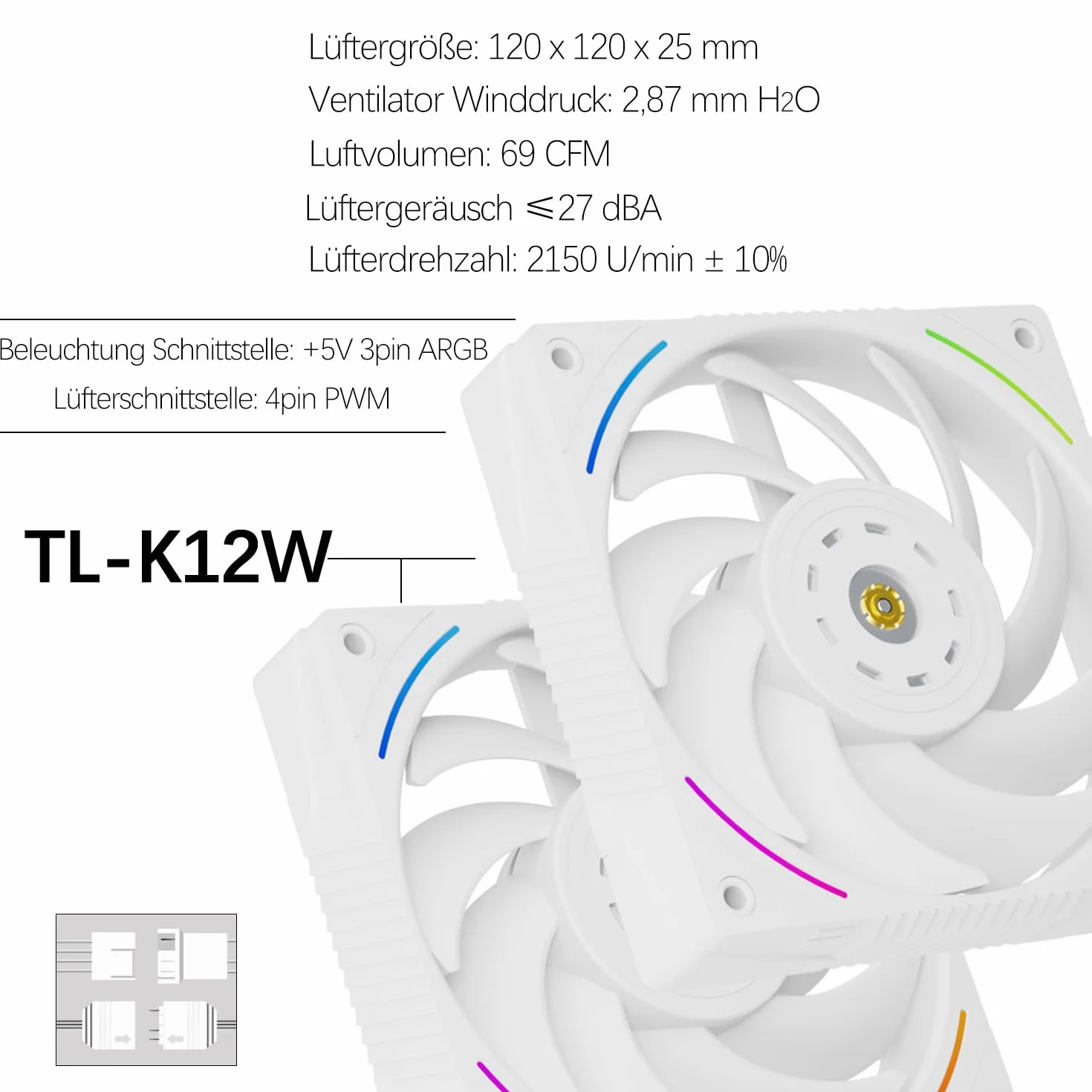 TR-Thermalright Phantom Spirit 120 Digital Snow CPU Chłodnica, podwójna wieża z 7 rurami cieplnymi, podwójny wentylator PWM-2150RPM, cyfrowa płyta z ekranem na górze, dla AM5/AM4, Intel lga1851/1700