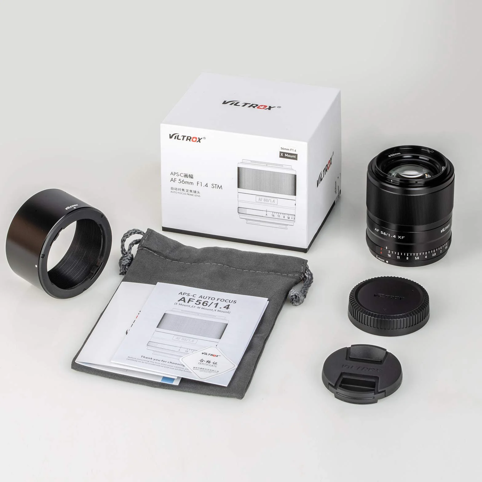 Viltrox 56 mm F1.4 soczewka autofokus do Fuji, duża apertura APS-C format portretowy obiektyw do aparatu Fujifilm X-Mount Camera
