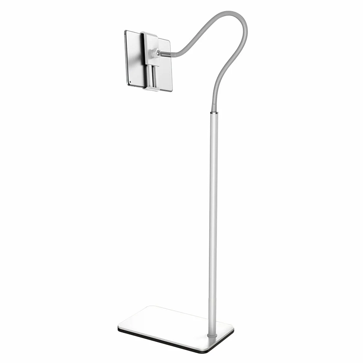 Uchwyt z regulacją wysokości 136 cm na telefon 4, 5–11 cali, tablet(White)
