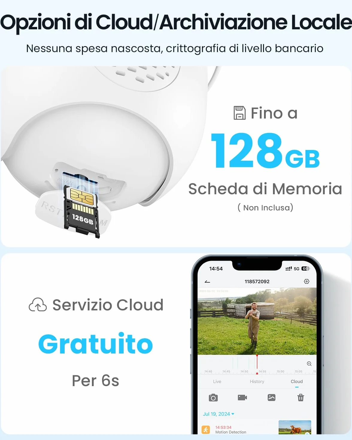 ieGeek Zewnętrzna bezprzewodowa kamera Wi-Fi 5MP, wewnętrzna kamera monitorująca WiFi bateria z reflektorami i alarmem, detekcja ruchu PIR, kolorowy noktowizor, 2 drogi audio,Work with Alexa