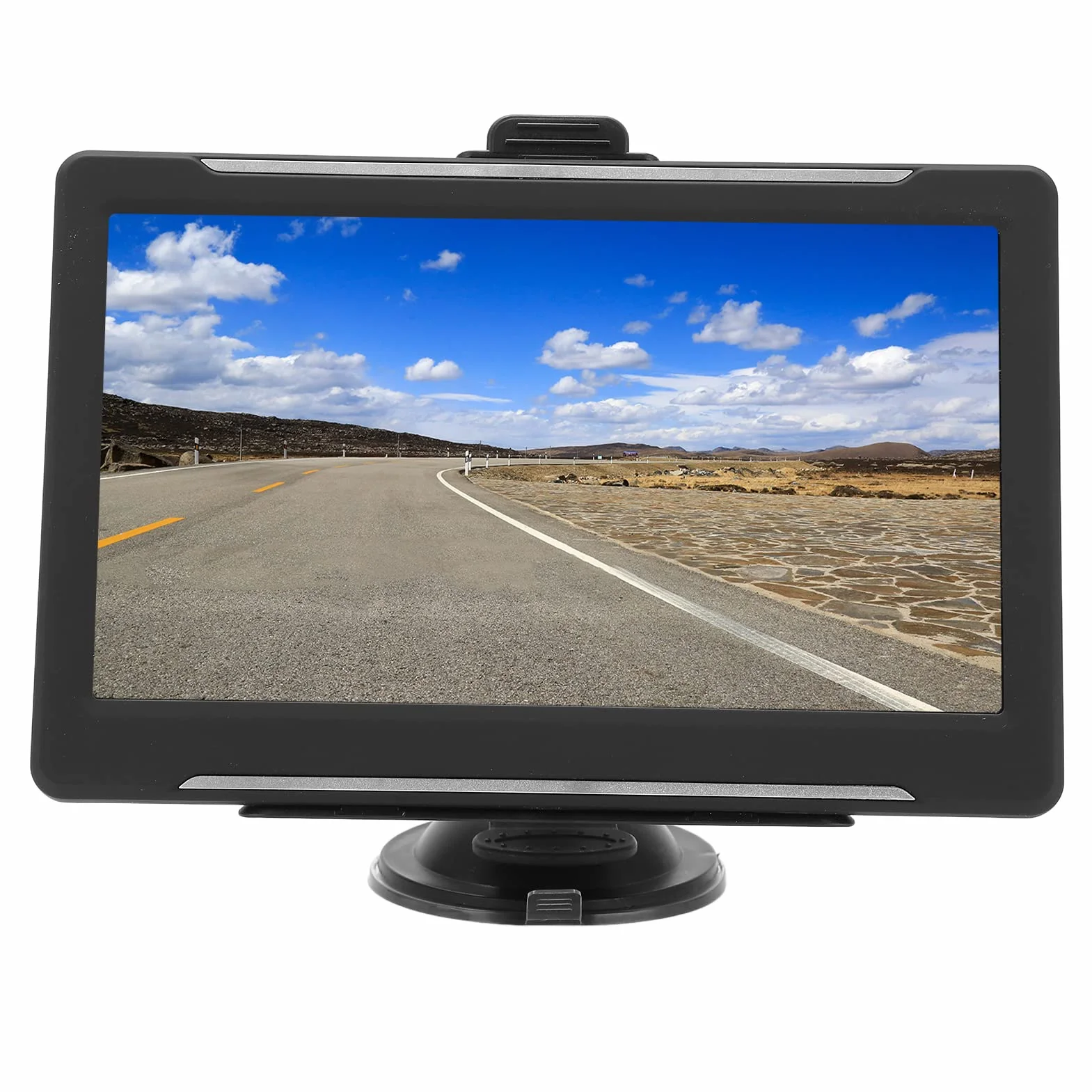 Nawigacja GPS do samochodu, 7-calowy ekran 8 GB 256 MB WIFI GPS Navigator 180 W 1024X600 HD Łatwy do zobaczenia w trybie offline GPS samochodowy z przewodnikiem głosowym, system ostrzegawczy