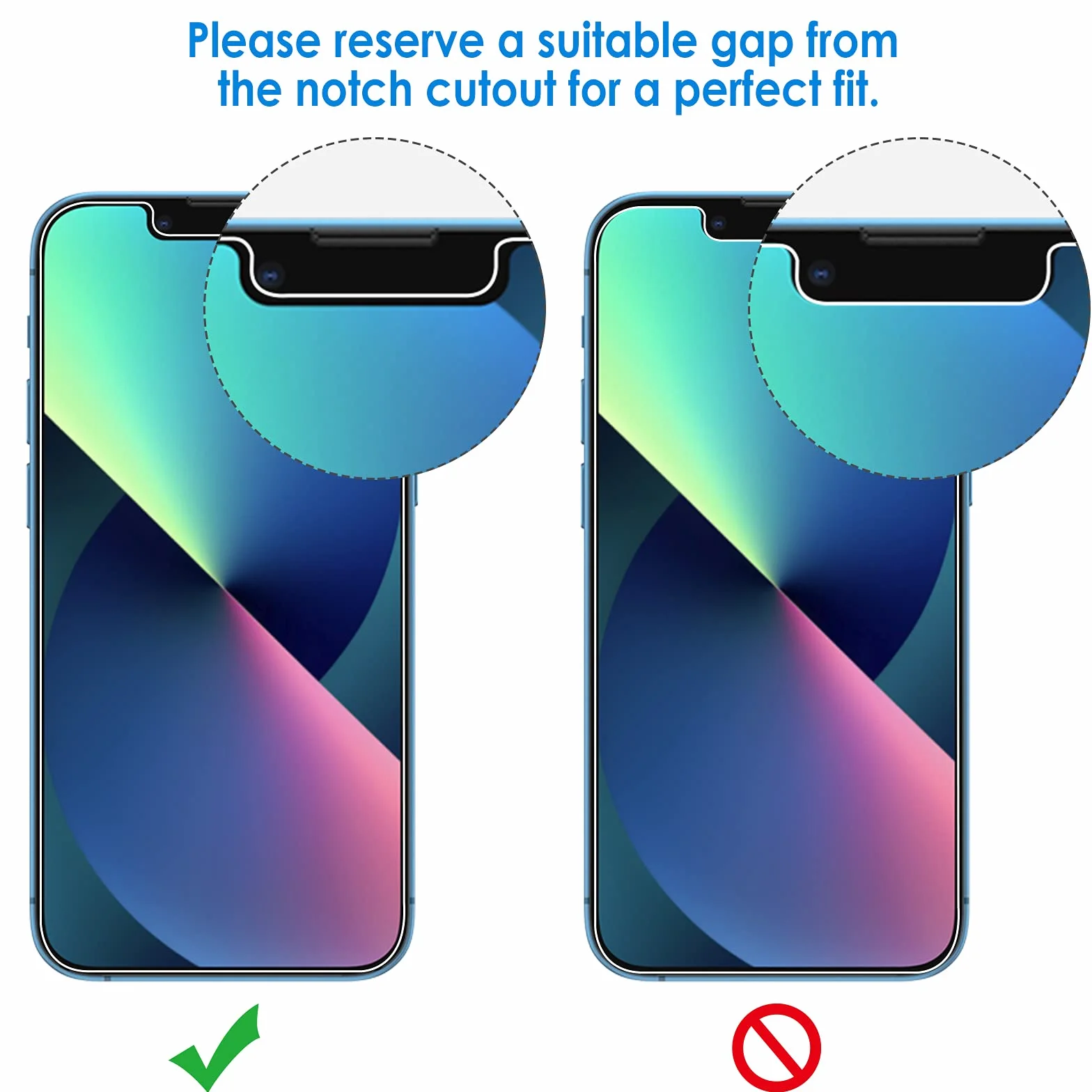 JETech Ochraniacz Ekranu iPhone 13 Mini 5,4 Cala Szkło Hartowane 3 Sztuki