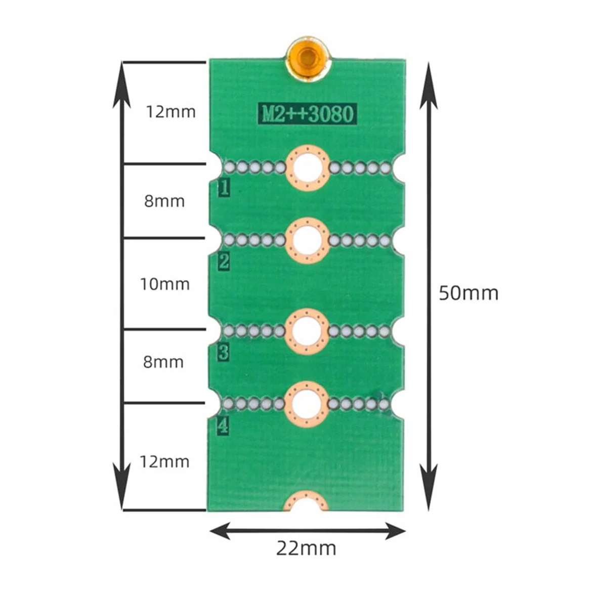 Namvo M.2 NVMe Expansion Adapter Converter 2230 2242 2260 2280 na długi dysk SSD dla zwiększenia wydajności pamięci masowej