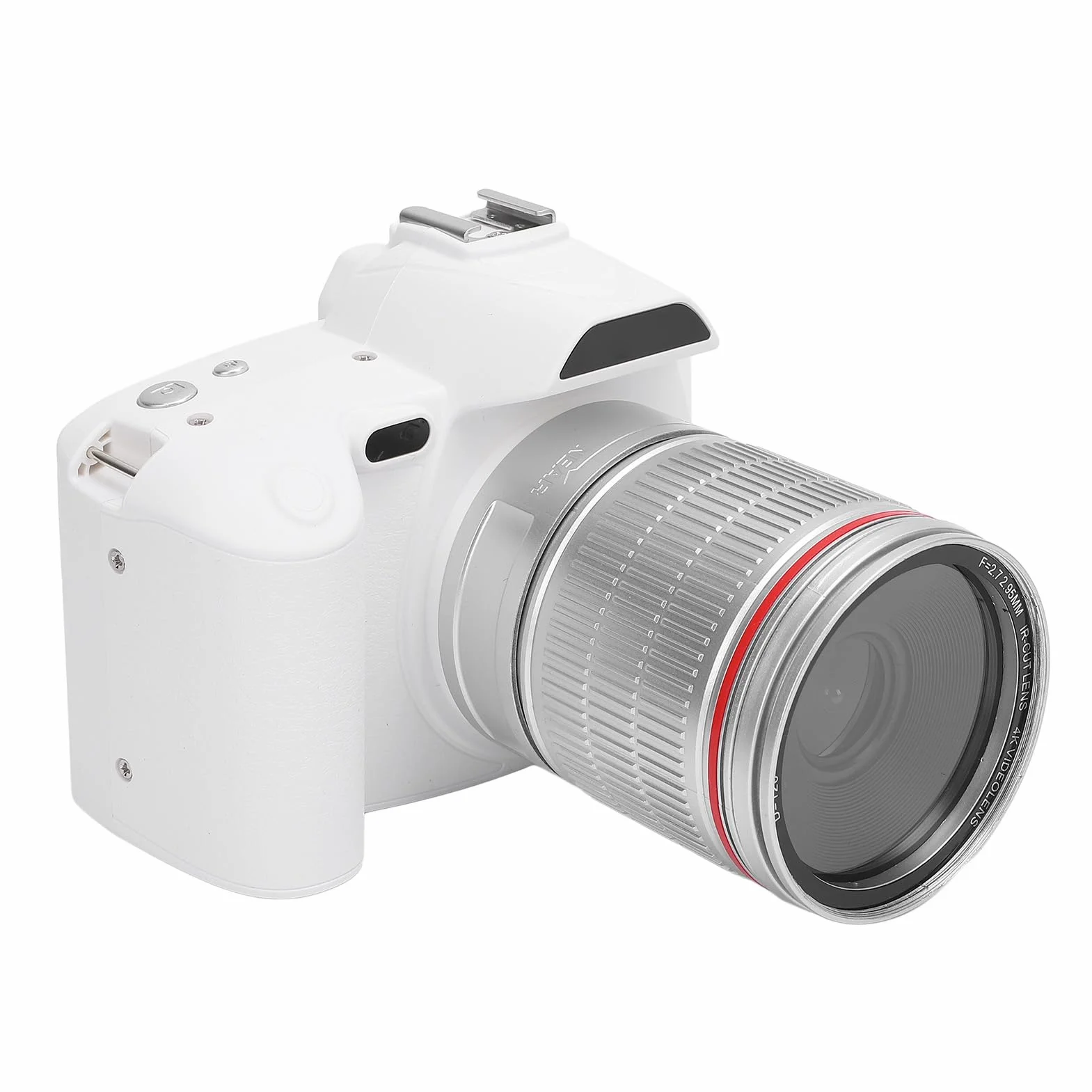 Cyfrowy Aparat Fotograficzny 4K do Fotografii, 64 MP Aparat z 16-krotnym Zoomem Cyfrowym i funkcją zapobiegającą Drganiom do Vlogowania na YouTube z 3-calowym Ekranem IPS