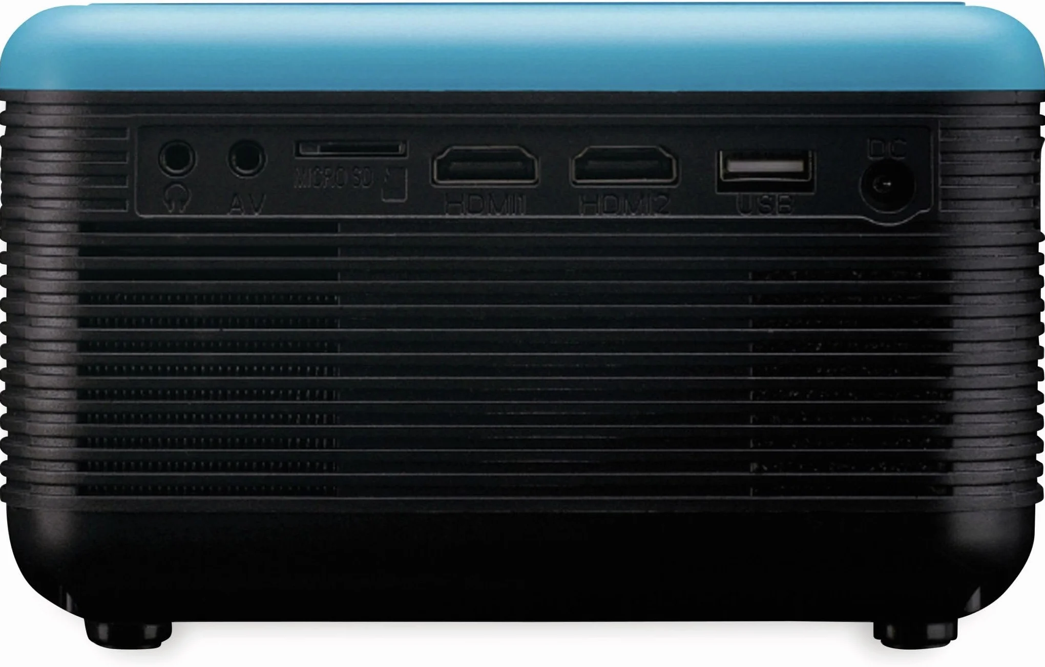 Lenco LPJ-500 - projektor Bluetooth - Mini projektor - odtwarzacz DVD - 2800 lumenów - żywotność 30 000 godzin - Full HD - Bluetooth 5.0-2 x HDMI - Port USB - SD - AV-in - VGA - niebieski