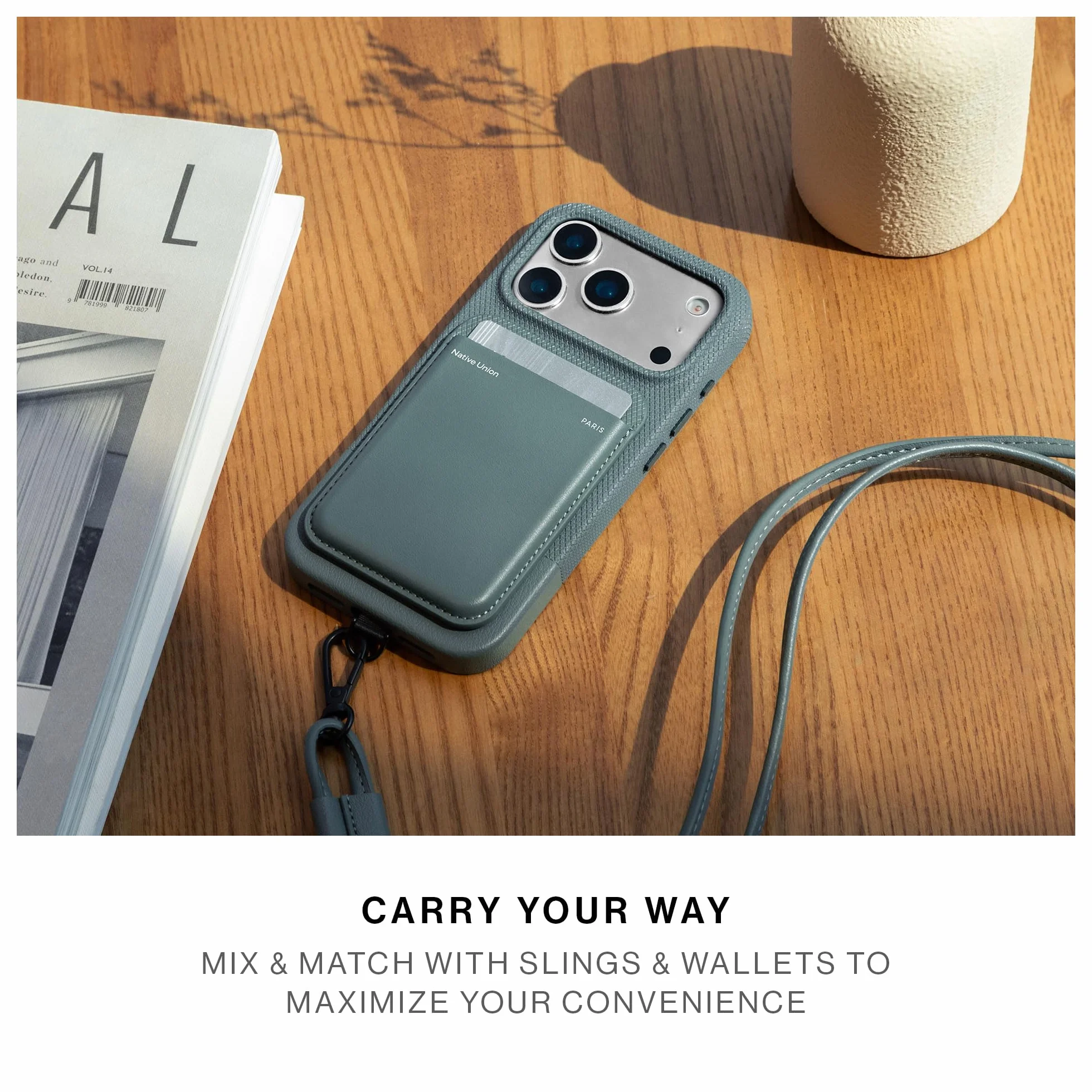 Native Union (Re Classic Case 3.0 - MagSafe kompatybilne z wbudowanymi magnesami - materiały odporne i pochodzące z recyklingu - bardzo trwałe, z ochroną przed upadkiem 1,8 m do iPhone'a 17 Pro