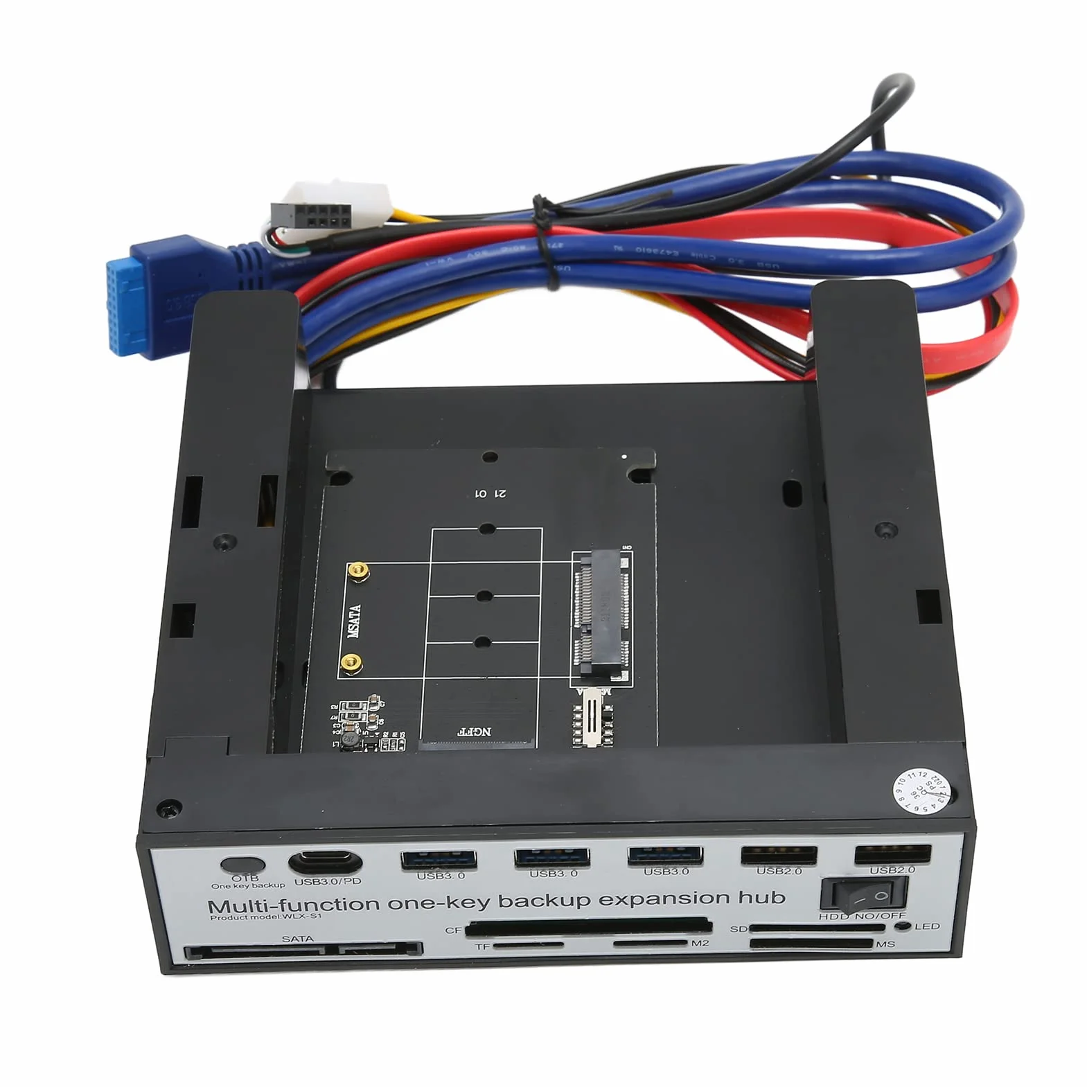 Wielofunkcyjna tablica przyrządów multimedialnych, wyposażona w dysk SSD SATa NGFF M.2/MSATA, kopia zapasowa kliknięcia, obsługa Winxp, Vista, Win7, dla systemu Linux, Os X
